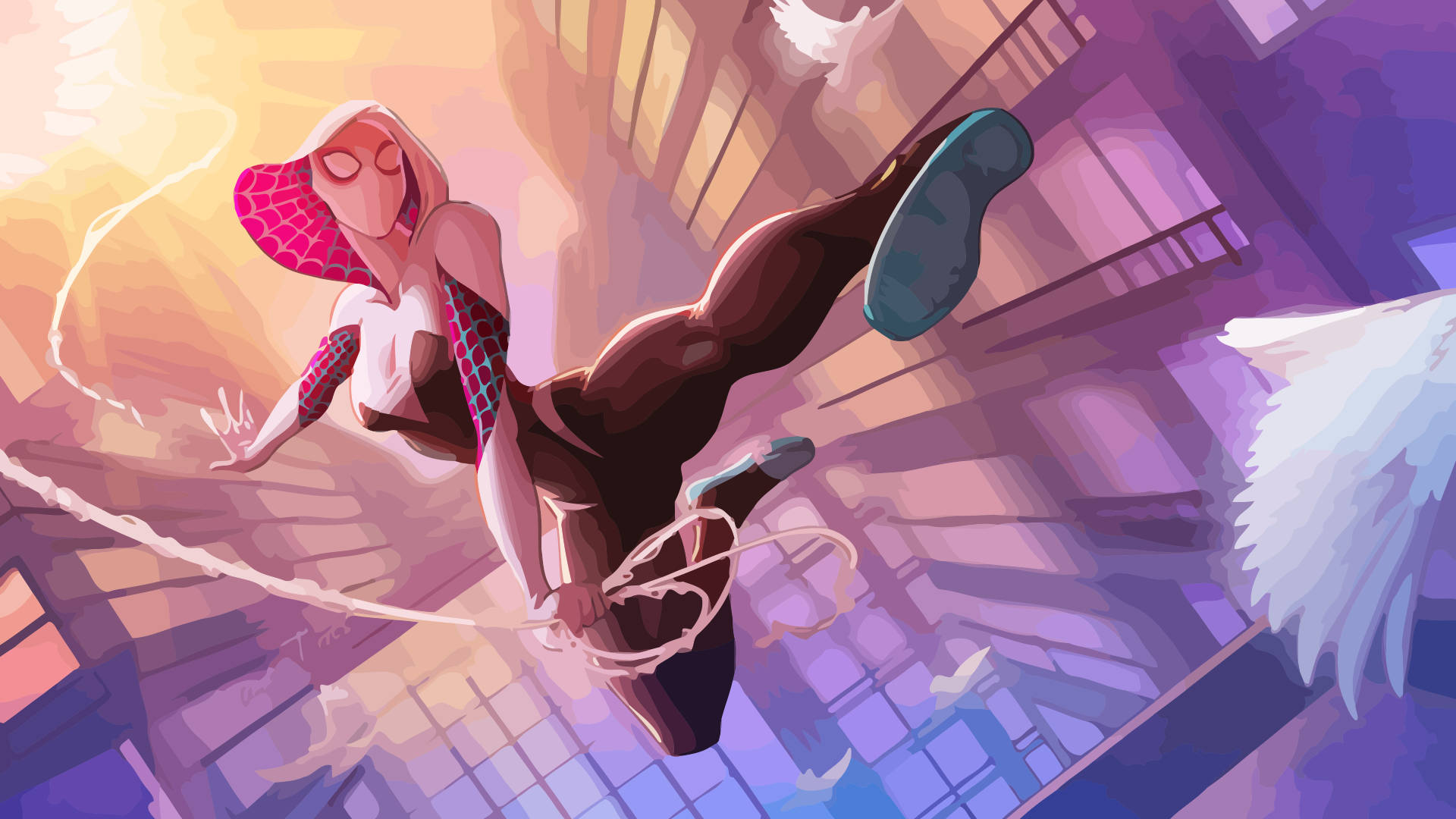 Spider Gwen Background