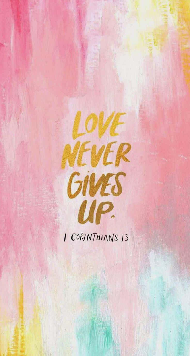1 Corinthians 13 Christian Quotes Background