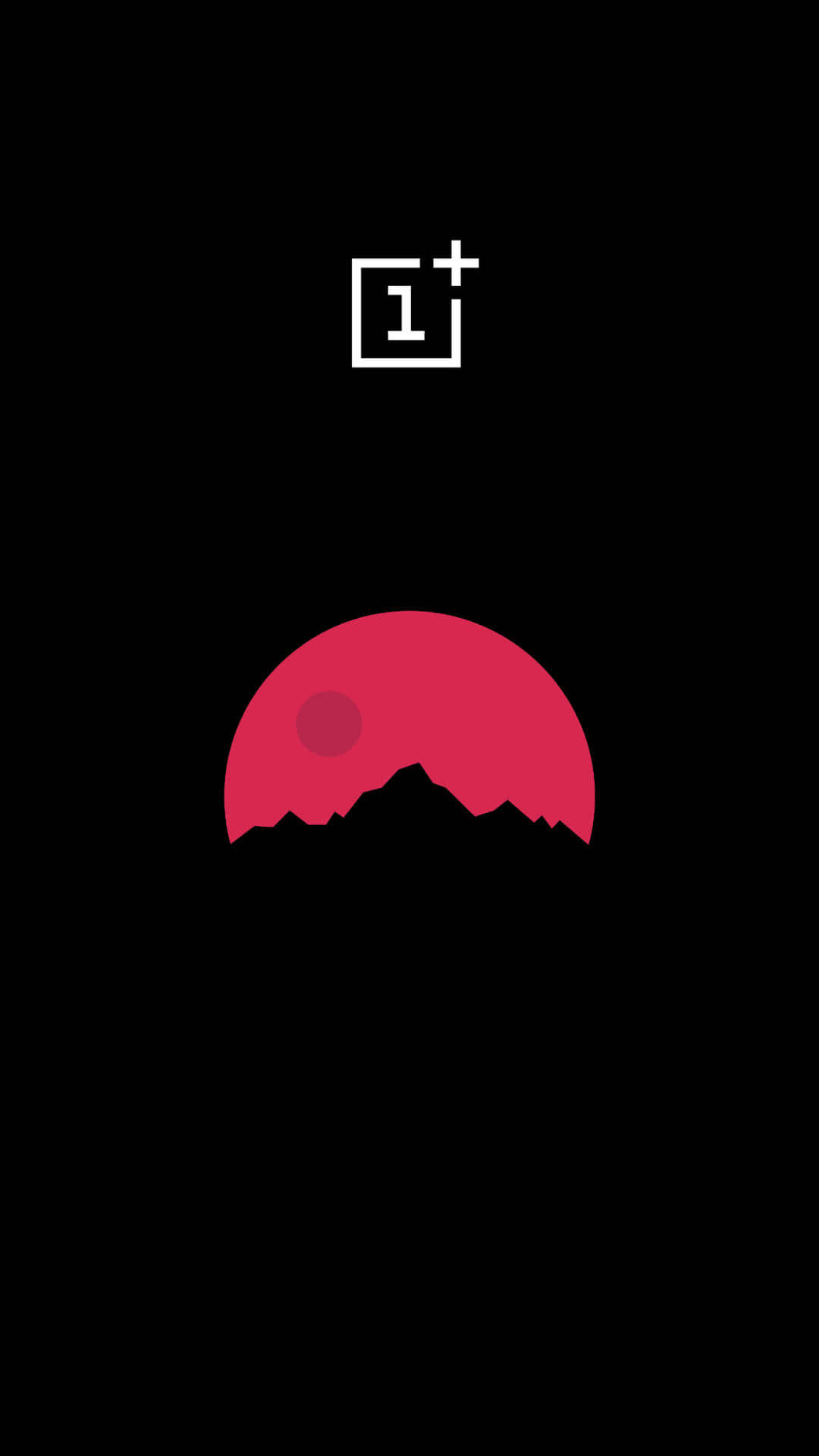 1+ Pink Moon Mountain Silhouette