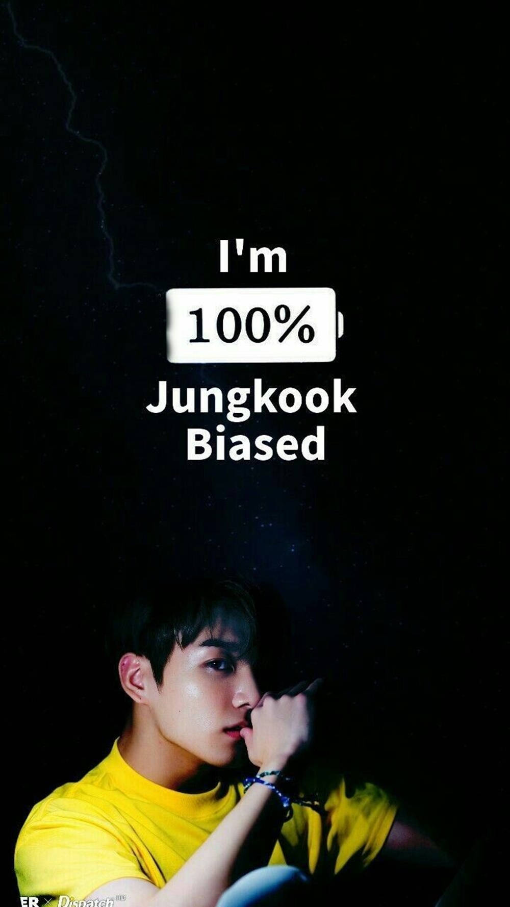 100% Bts Jk Biased Art Background