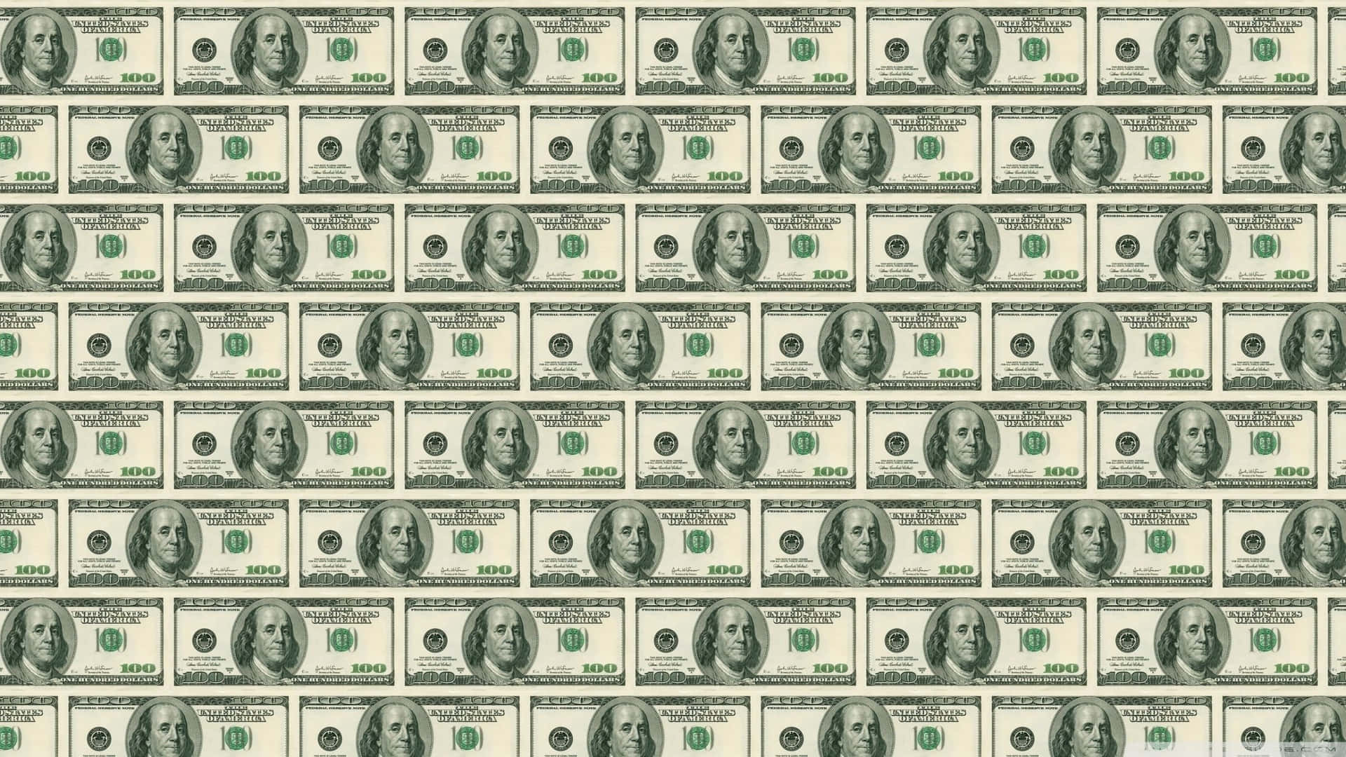 100 Dollar Bill Sheet Background