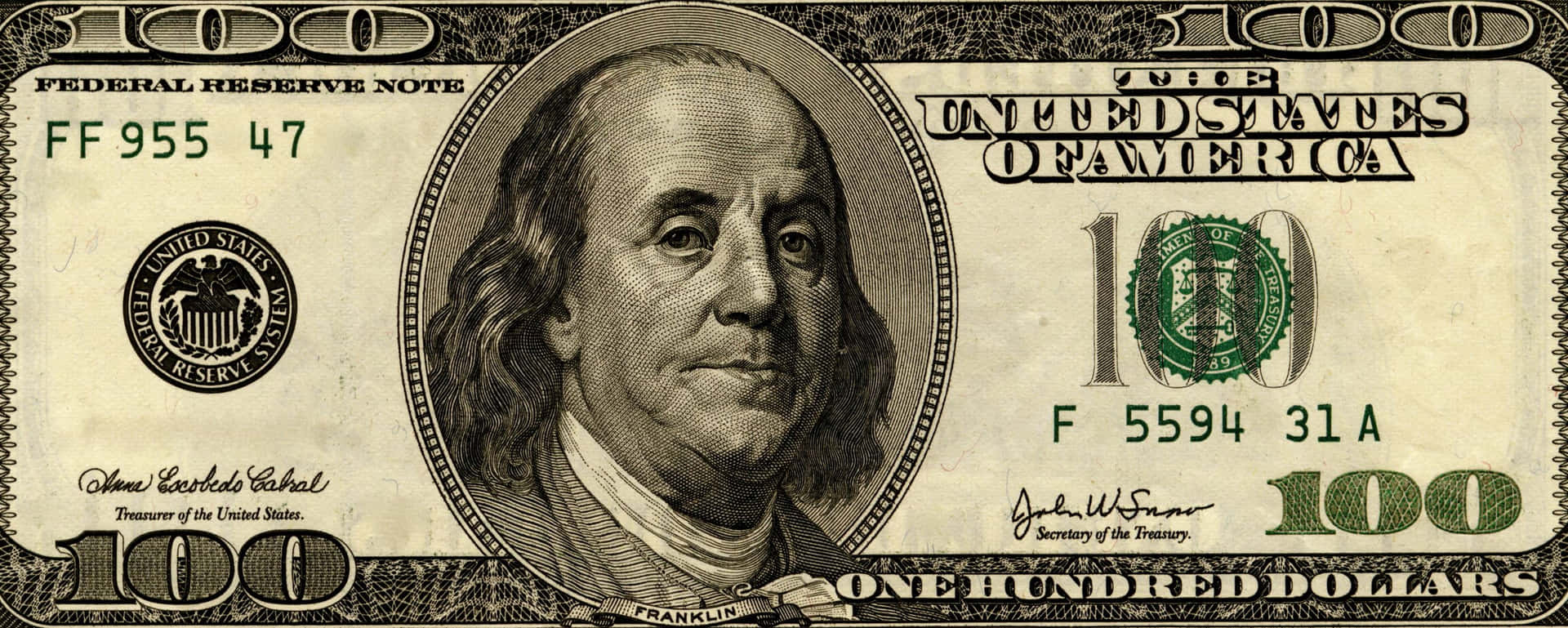 100 Dollar Bill Wallpaper