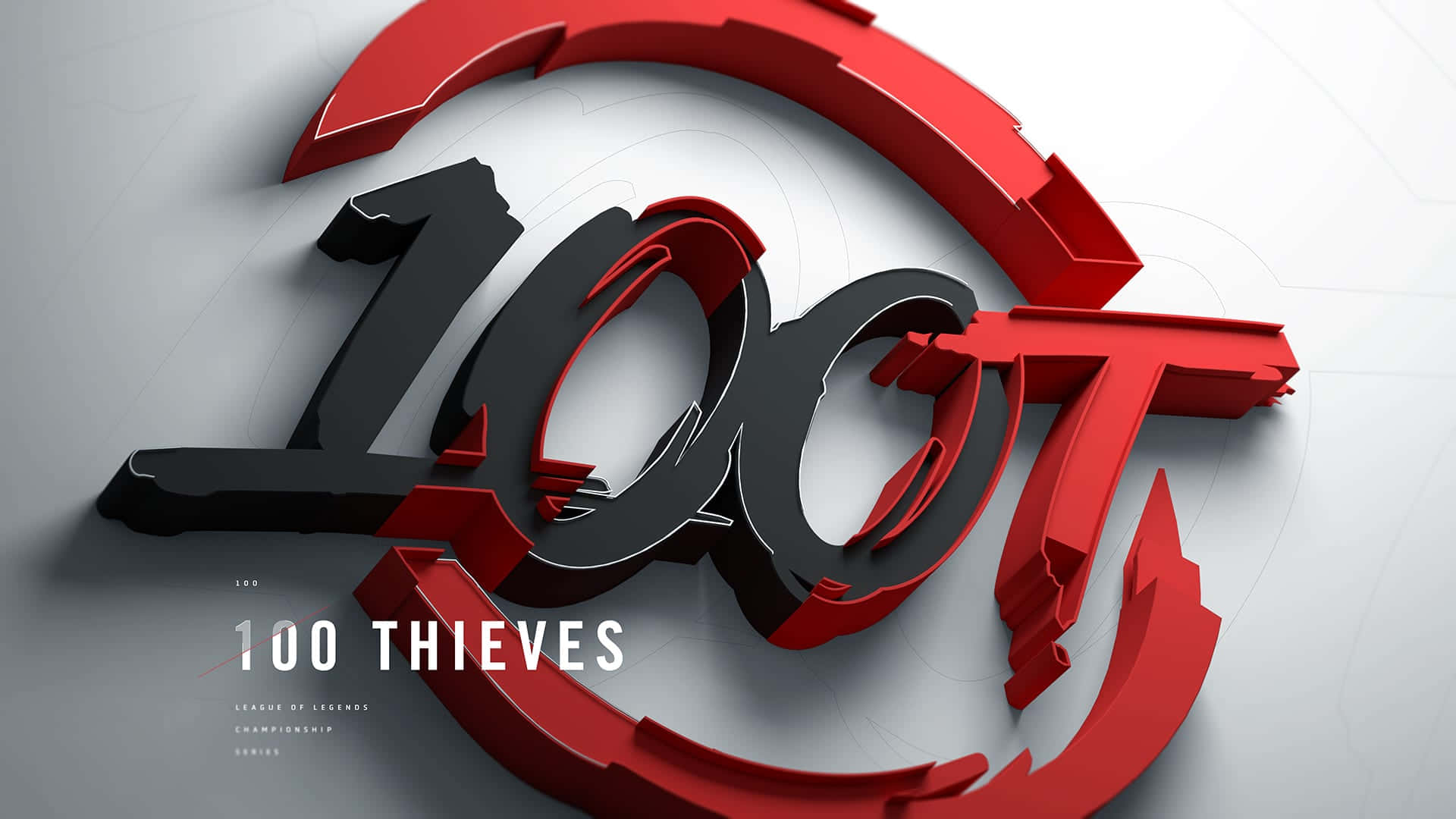 100 Thieves 3d Logo