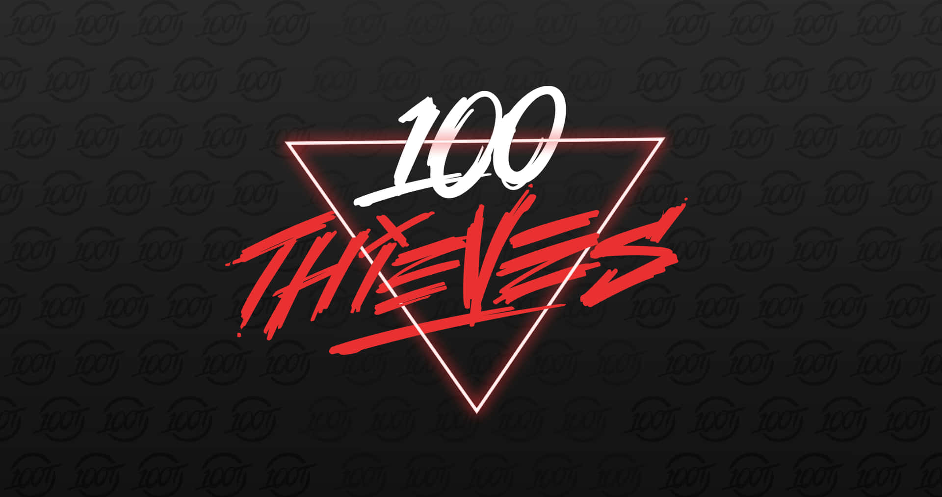 100 Thieves With Inverted Triangle