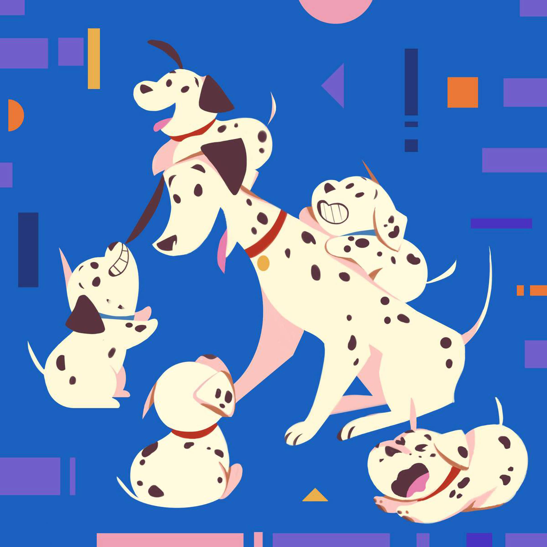 101 Dalmatians Playing With Pongo