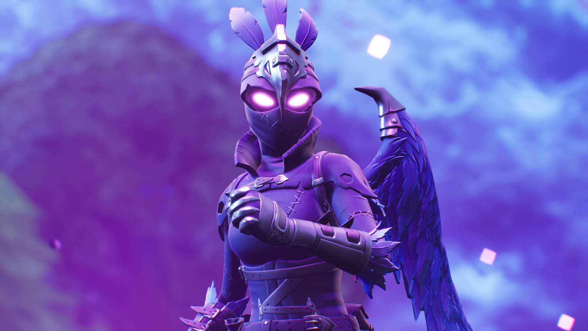 1080 Fortnite Character Raven Background