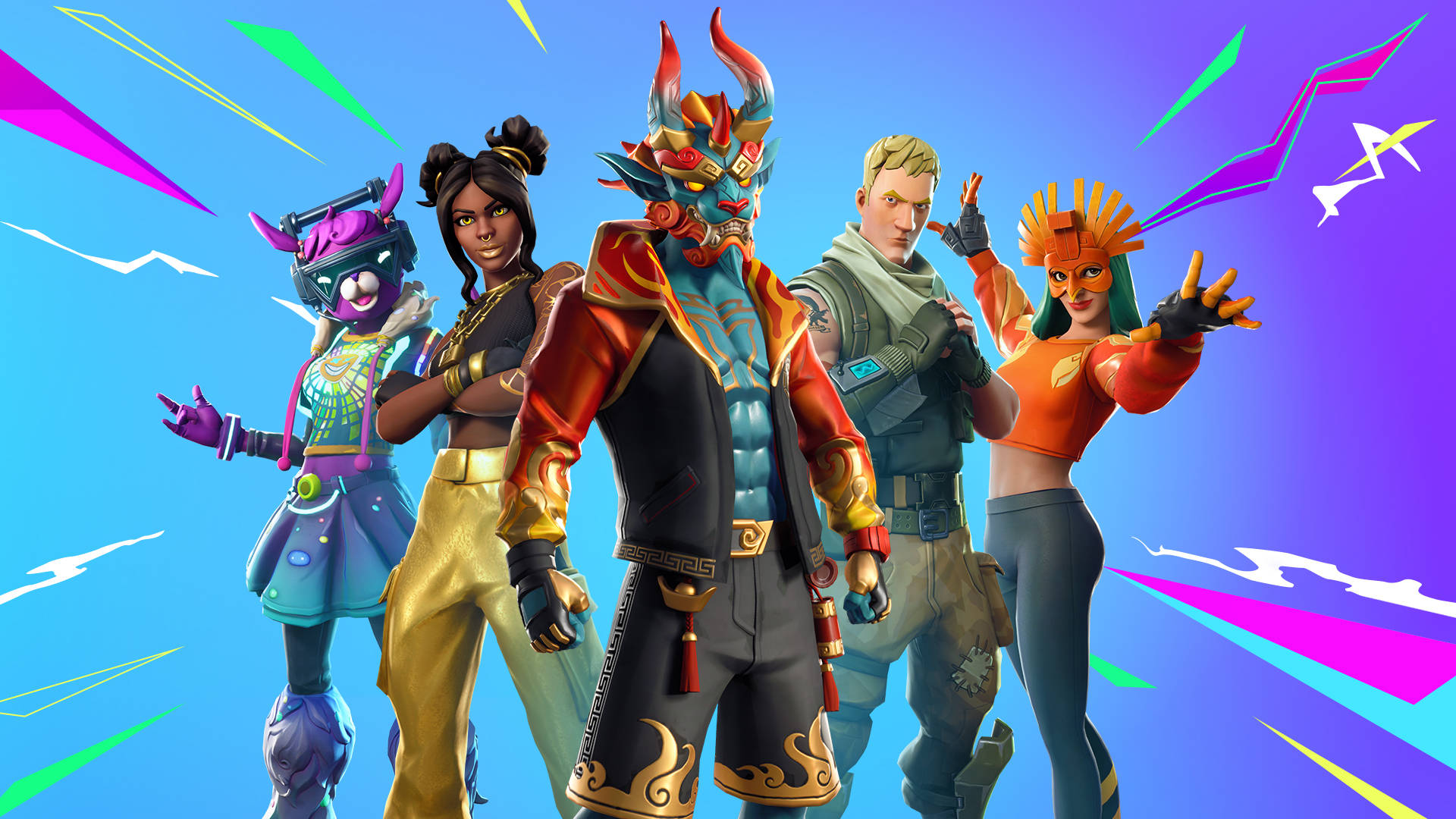 1080 Fortnite Characters Roster Background