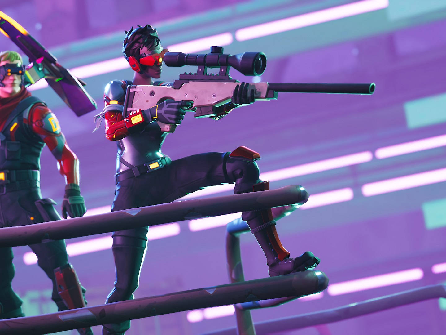 1080 Fortnite Cipher Sniping Background