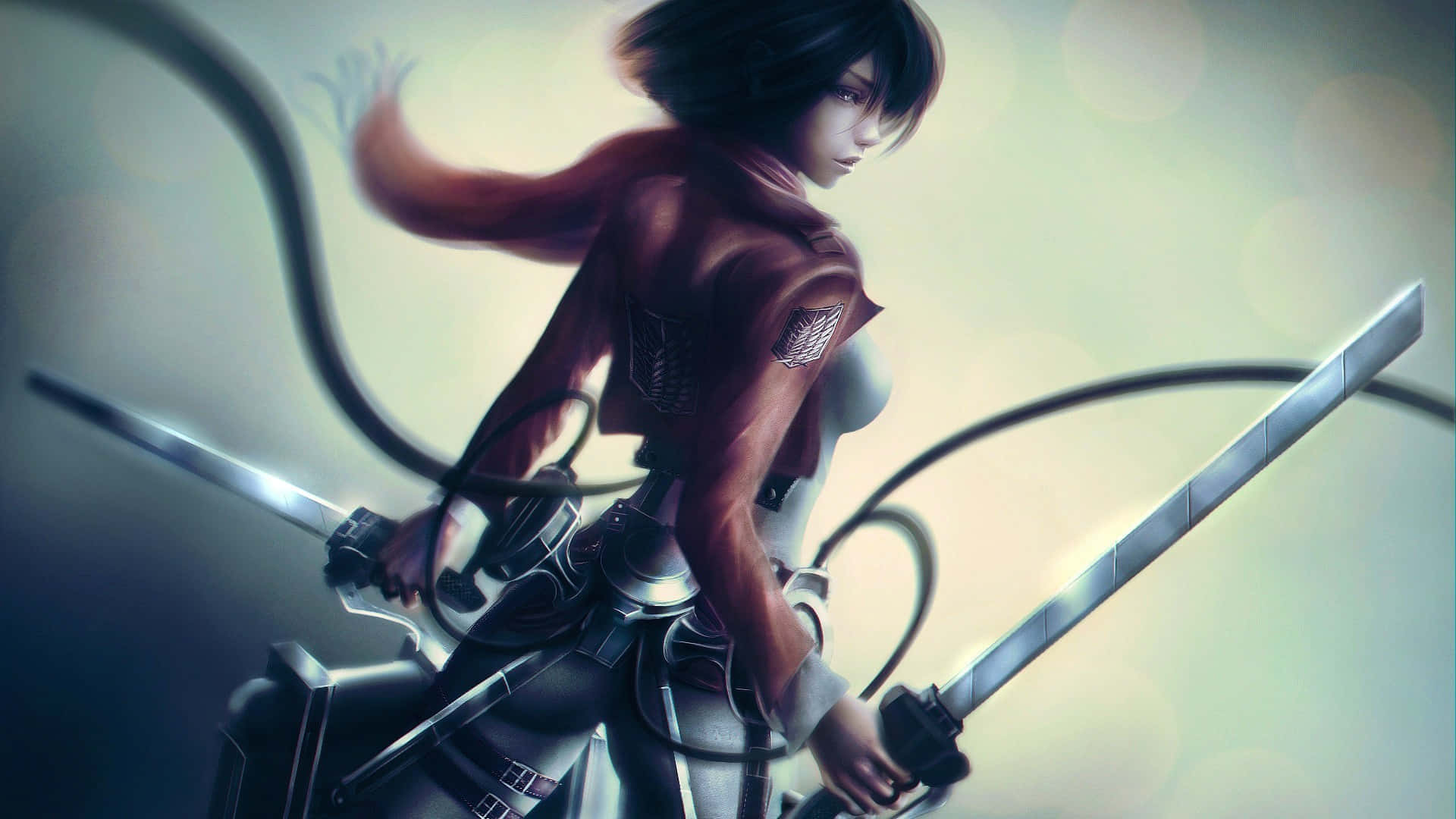 1080p Anime Mikasa Ackerman Background