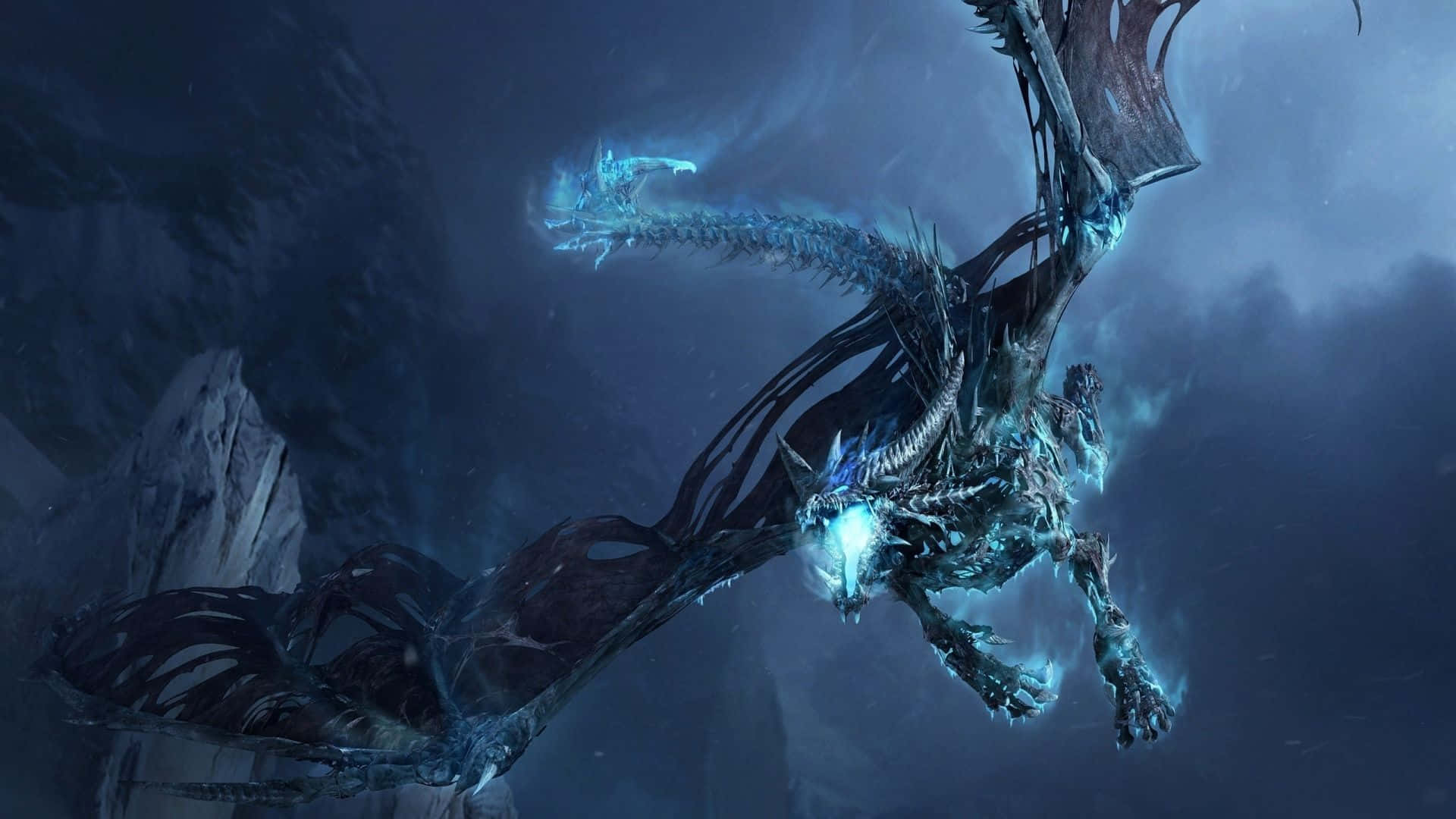1080p Dragon Sindragosa Warcraft Background