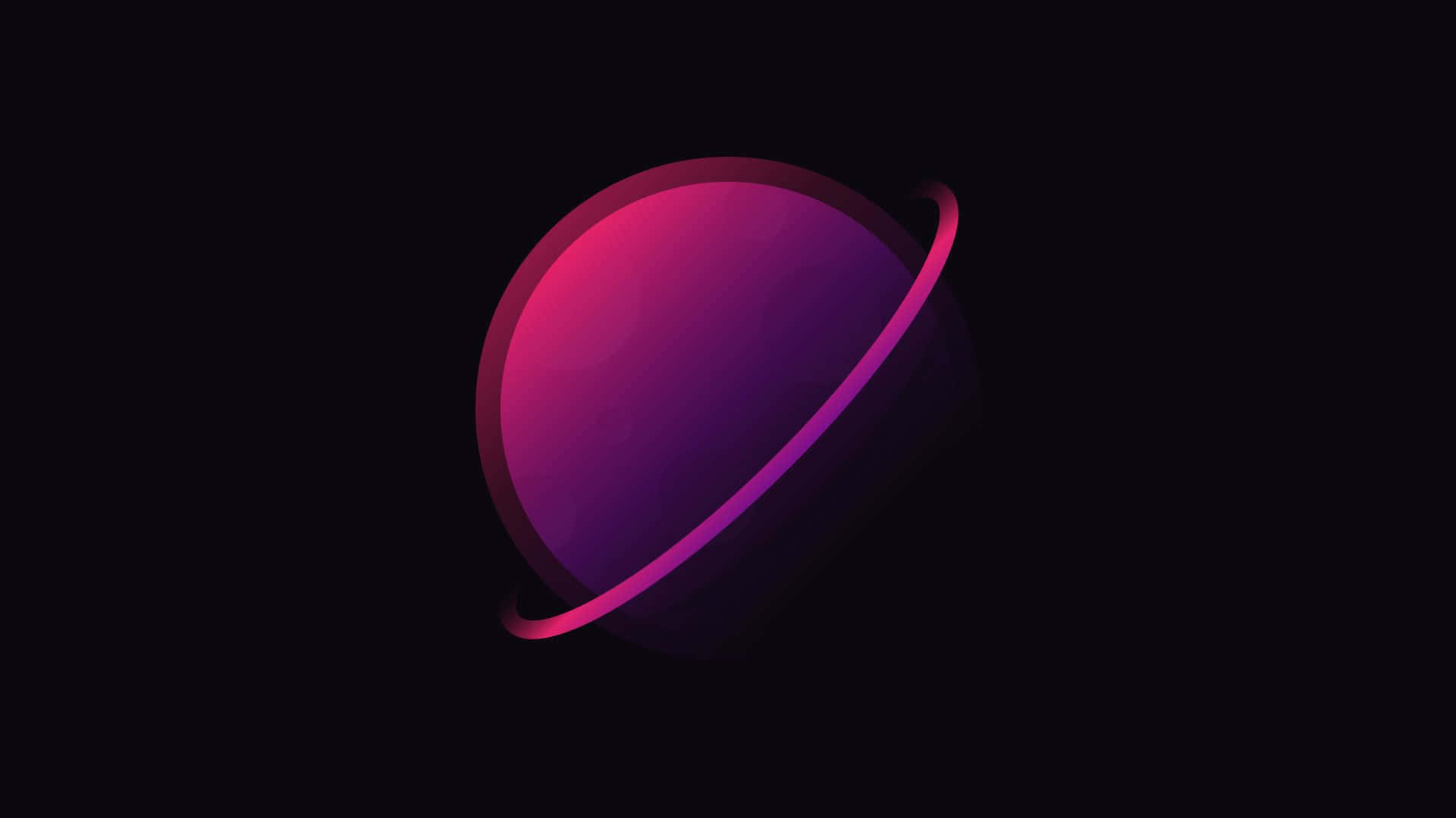 1080p Minimalist Saturn