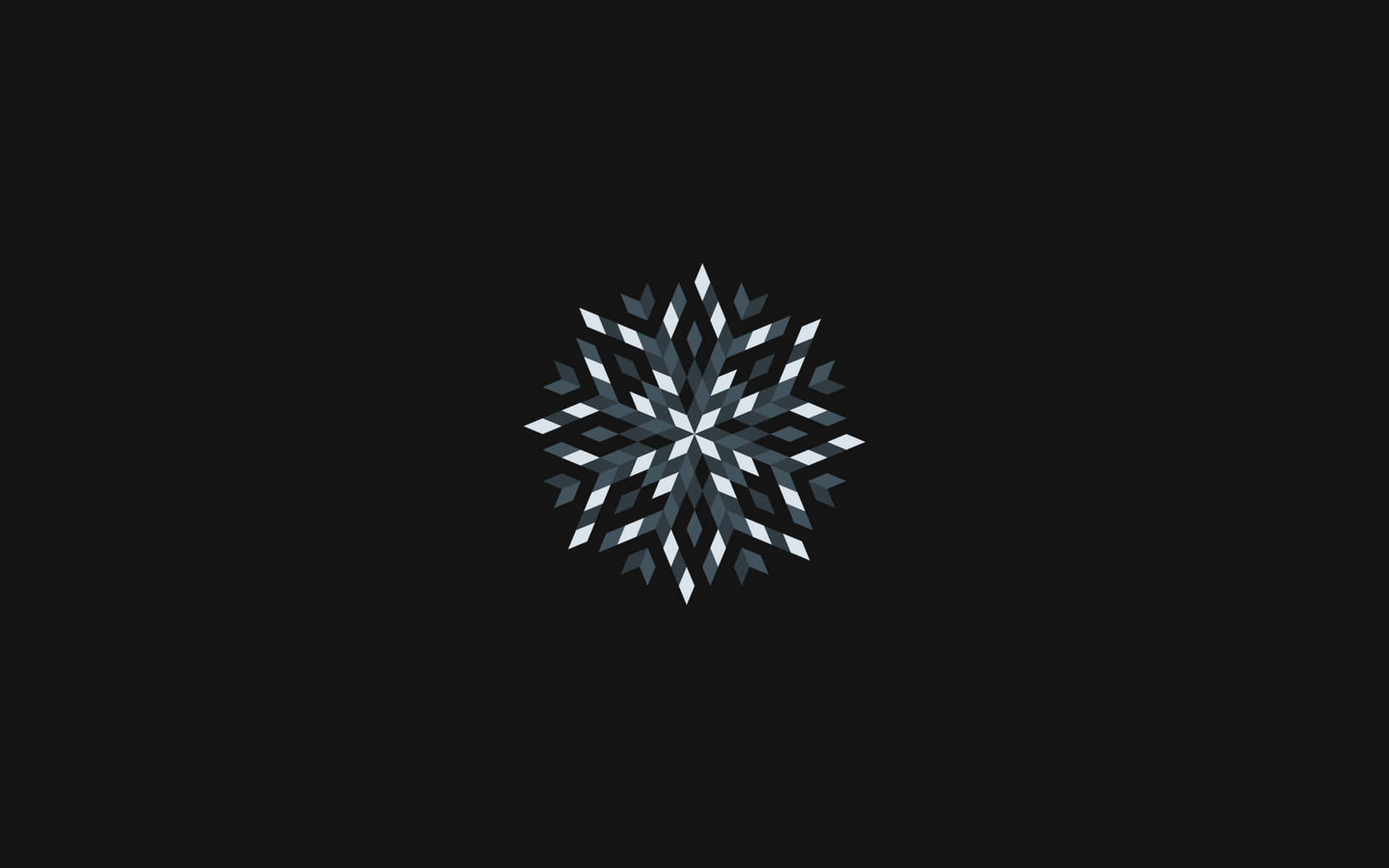 1080p Minimalist Snowflake