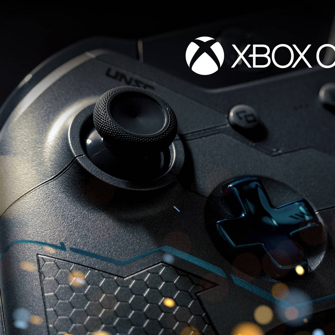 1080x1080 Xbox Controller Close-up Background