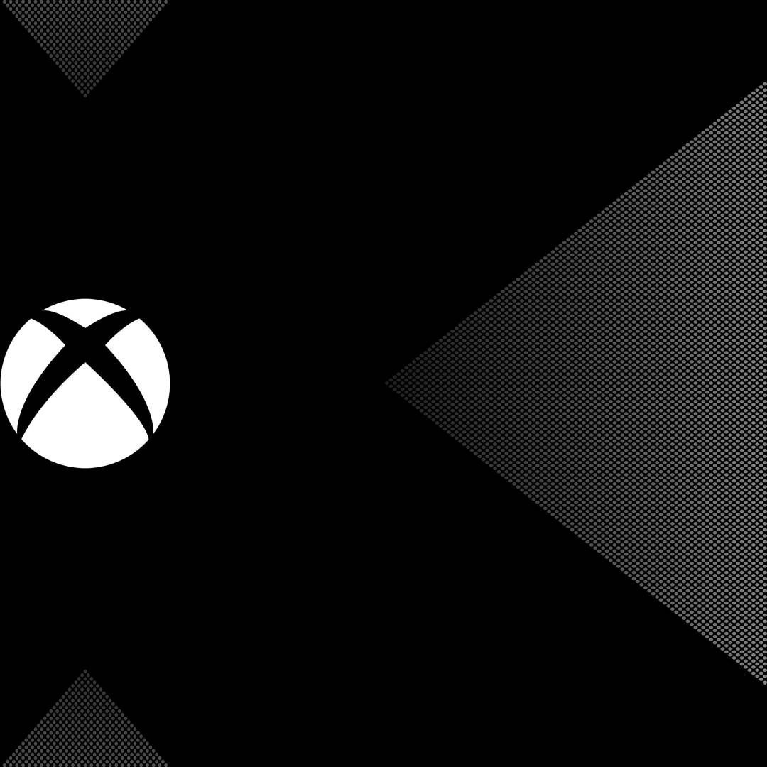 1080x1080 Xbox Logo In Black