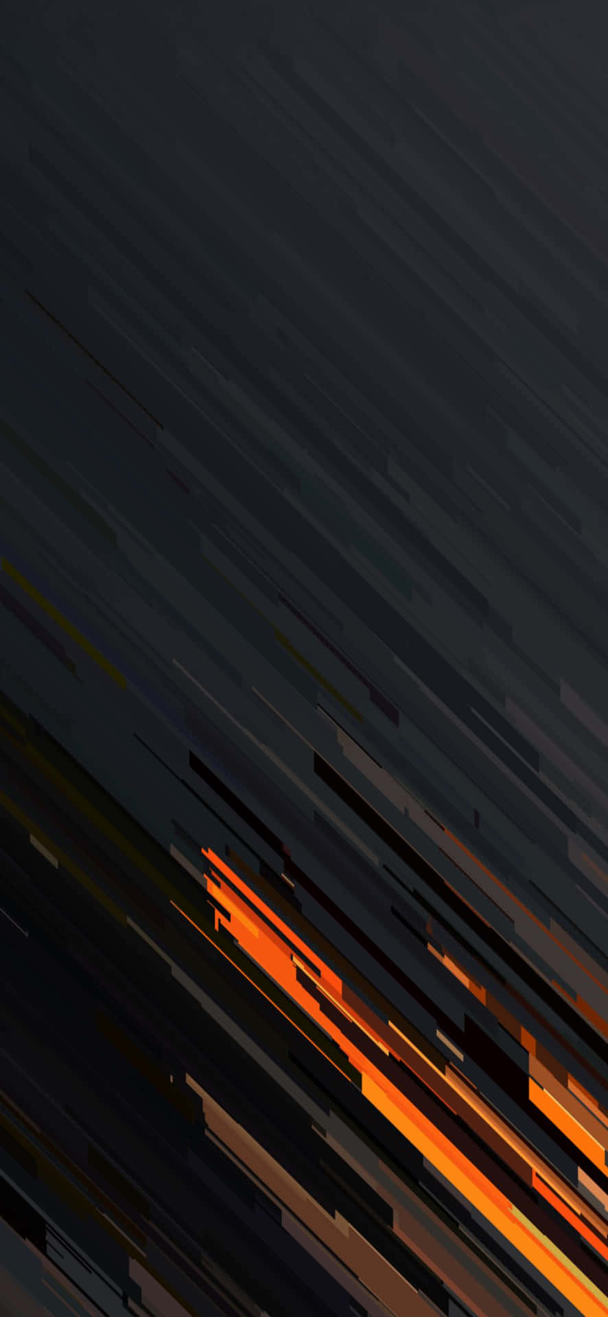 1080x2340 4k Abstract Black Orange Stripes Background