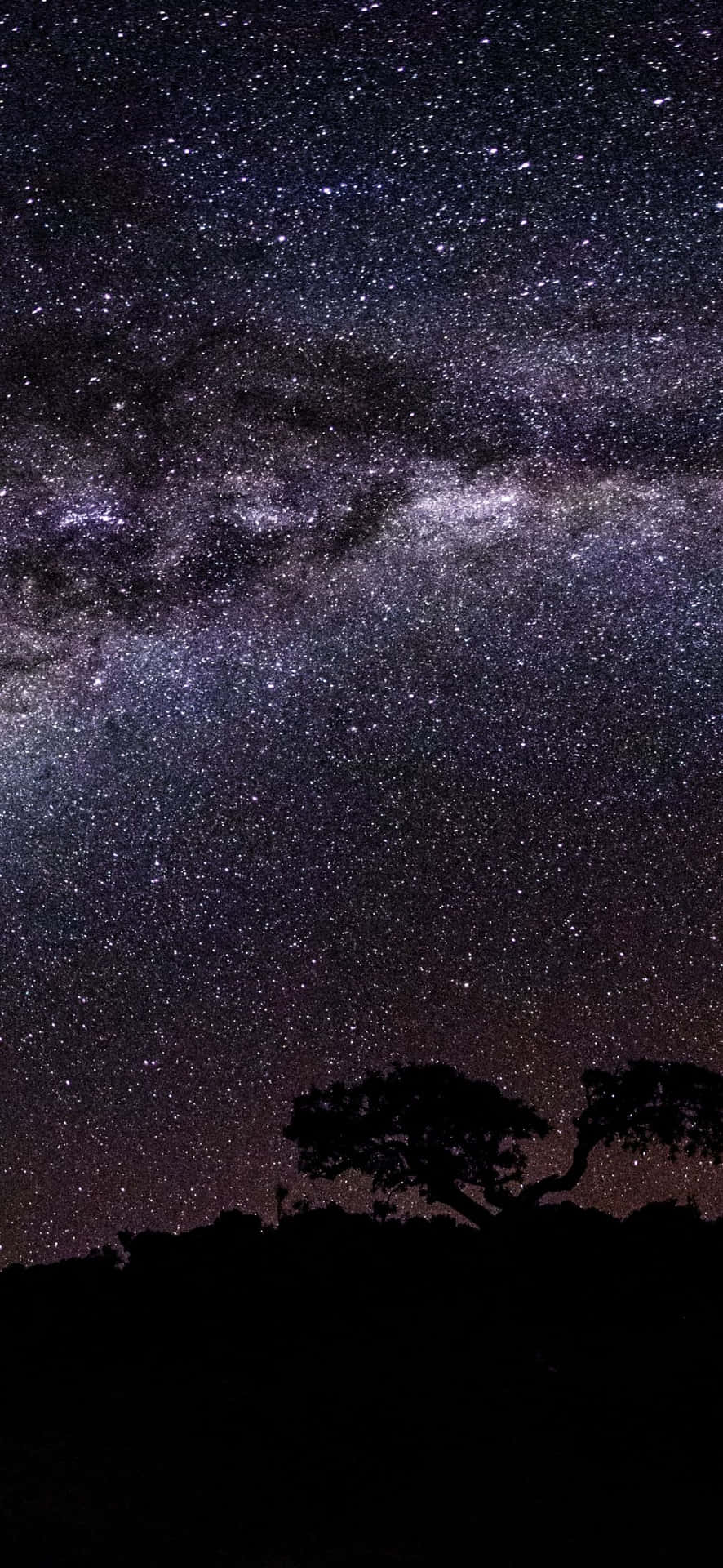 1080x2340 4k Milky Way Night Sky Background