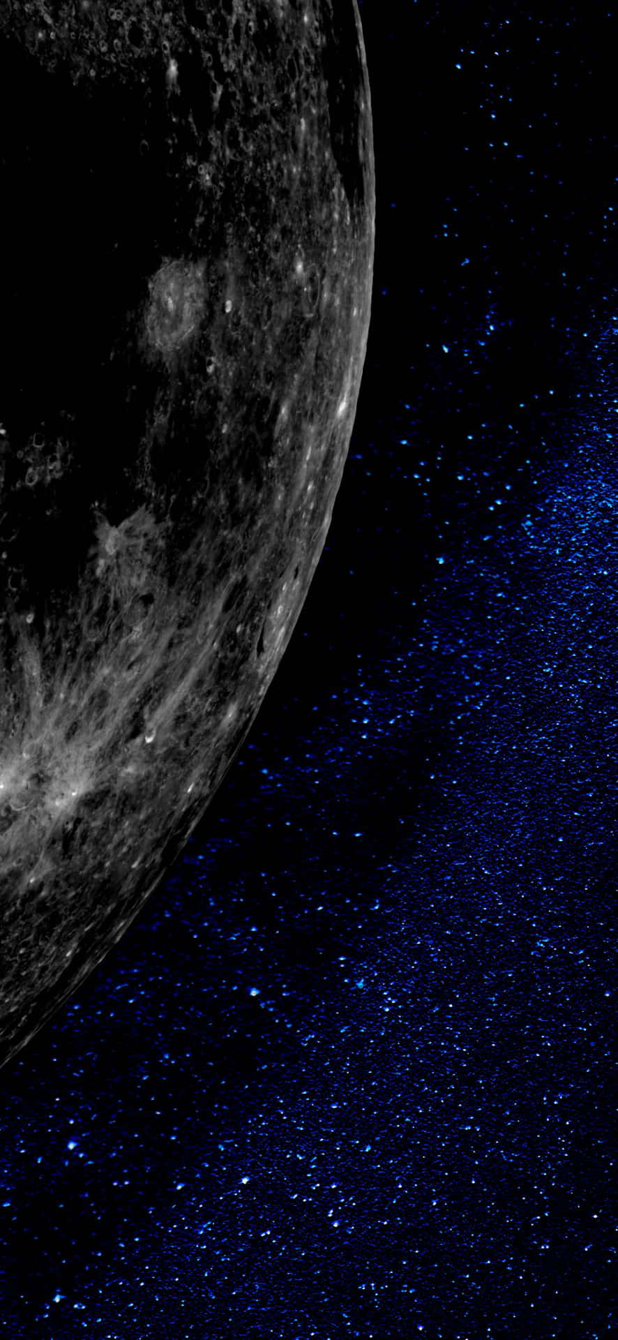 1080x2340 4k Moon Close Up Digital Art Background