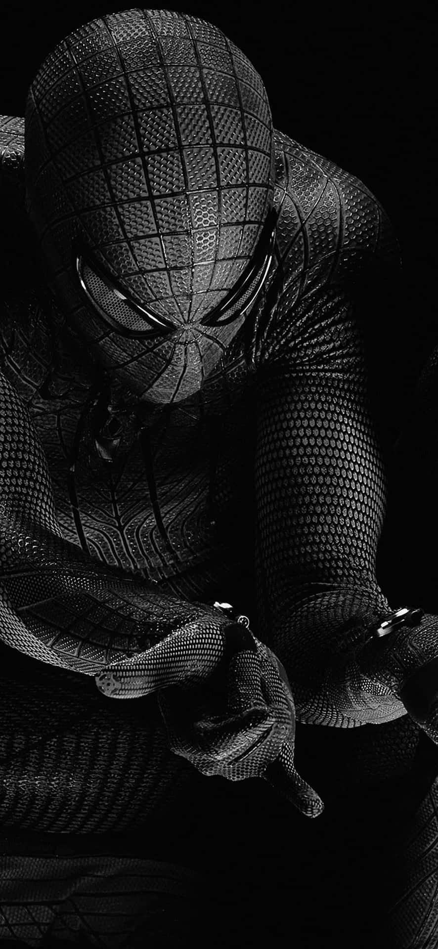 1080x2340 4k The Amazing Spider-man Black Suit Background