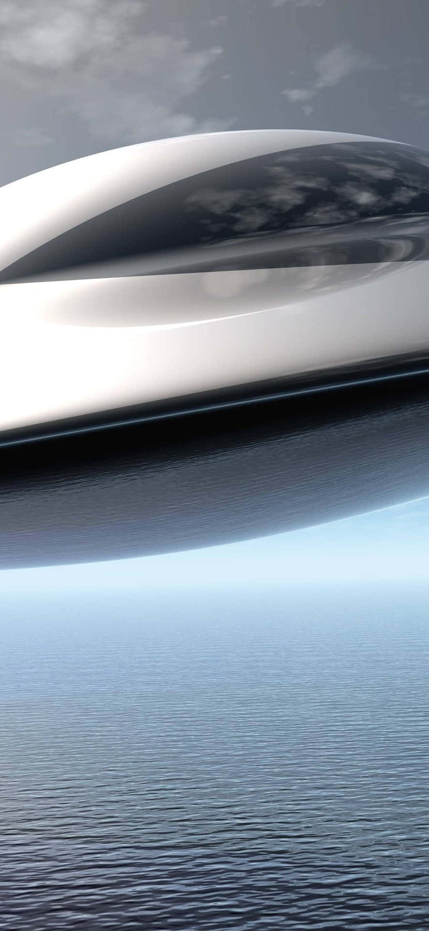 1080x2340 4k Ufo Spaceship Close Up Digital Art Background