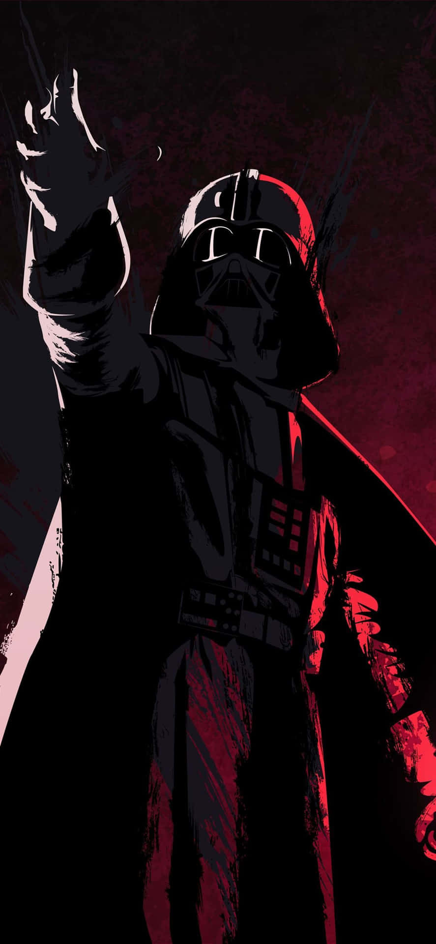 1170x2532 Darth Vader Silhouette Background