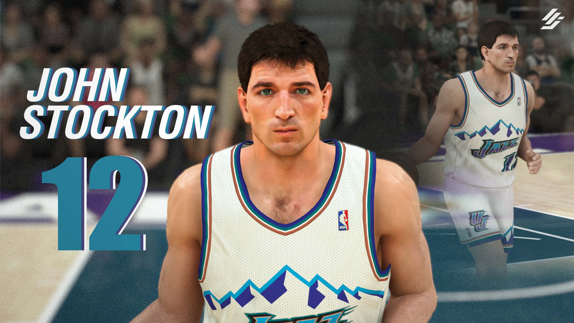 #12 John Stockton Pointguard Background