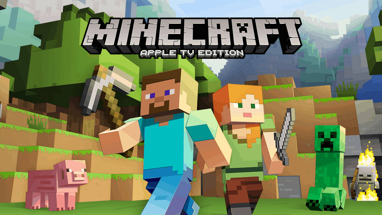 1280x720 Minecraft Apple Tv Edition Background