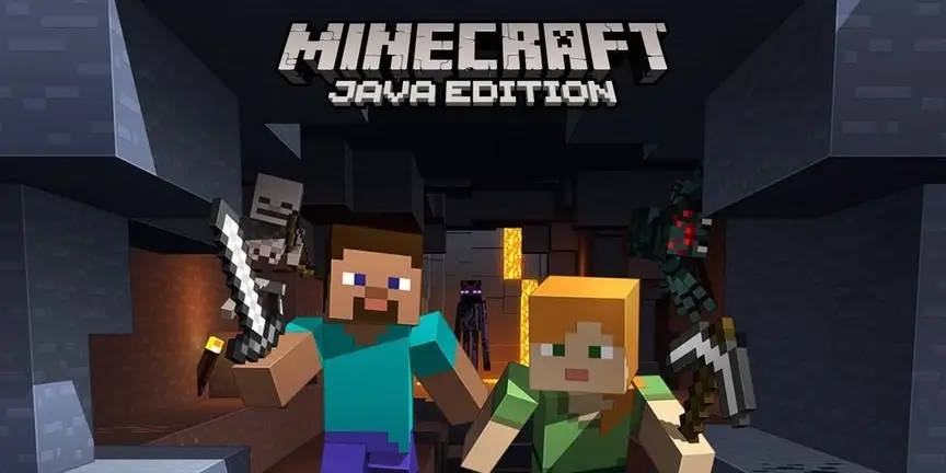 1280x720 Minecraft Java & Bedrock Background