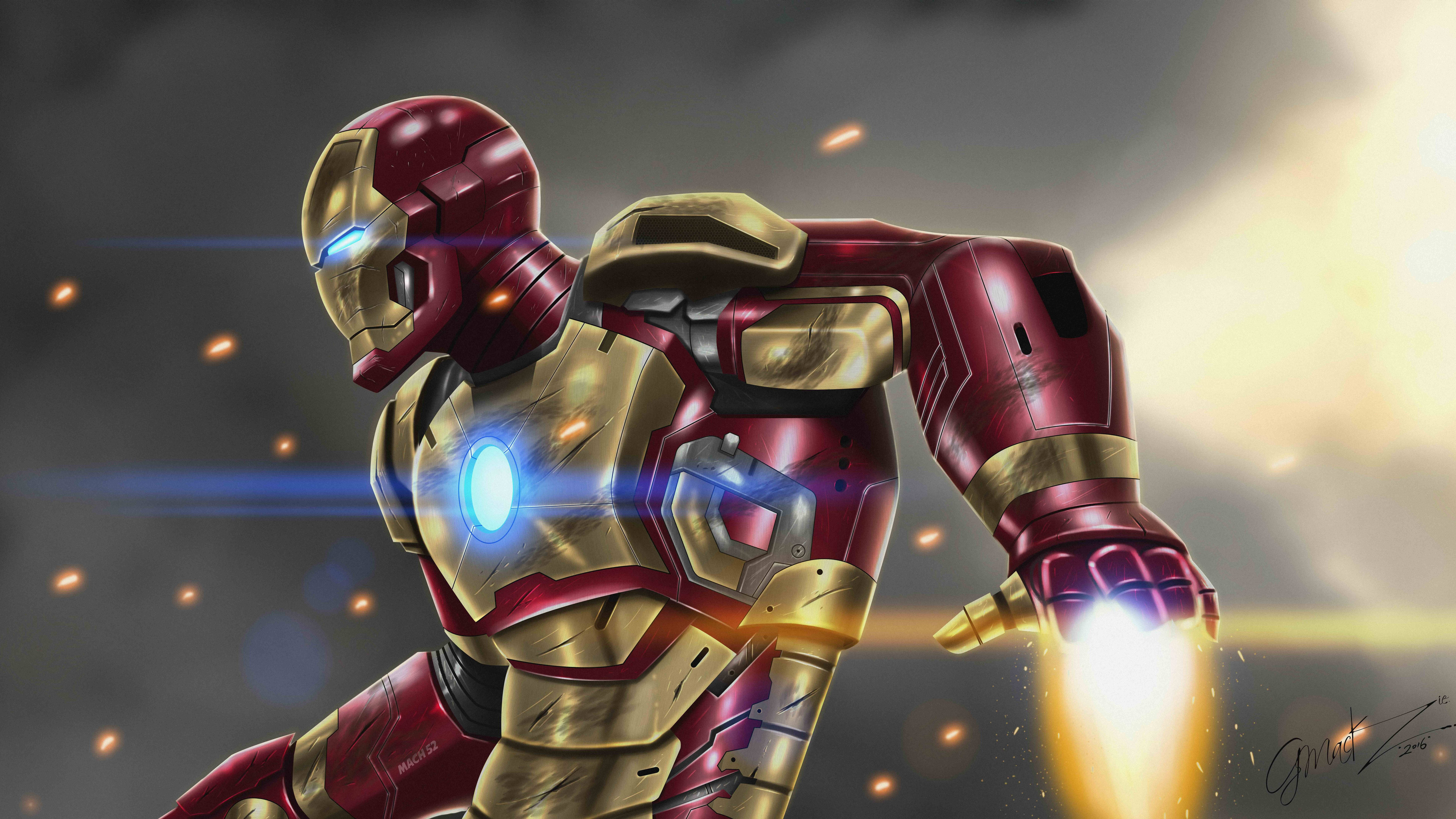 12k Iron Man Background