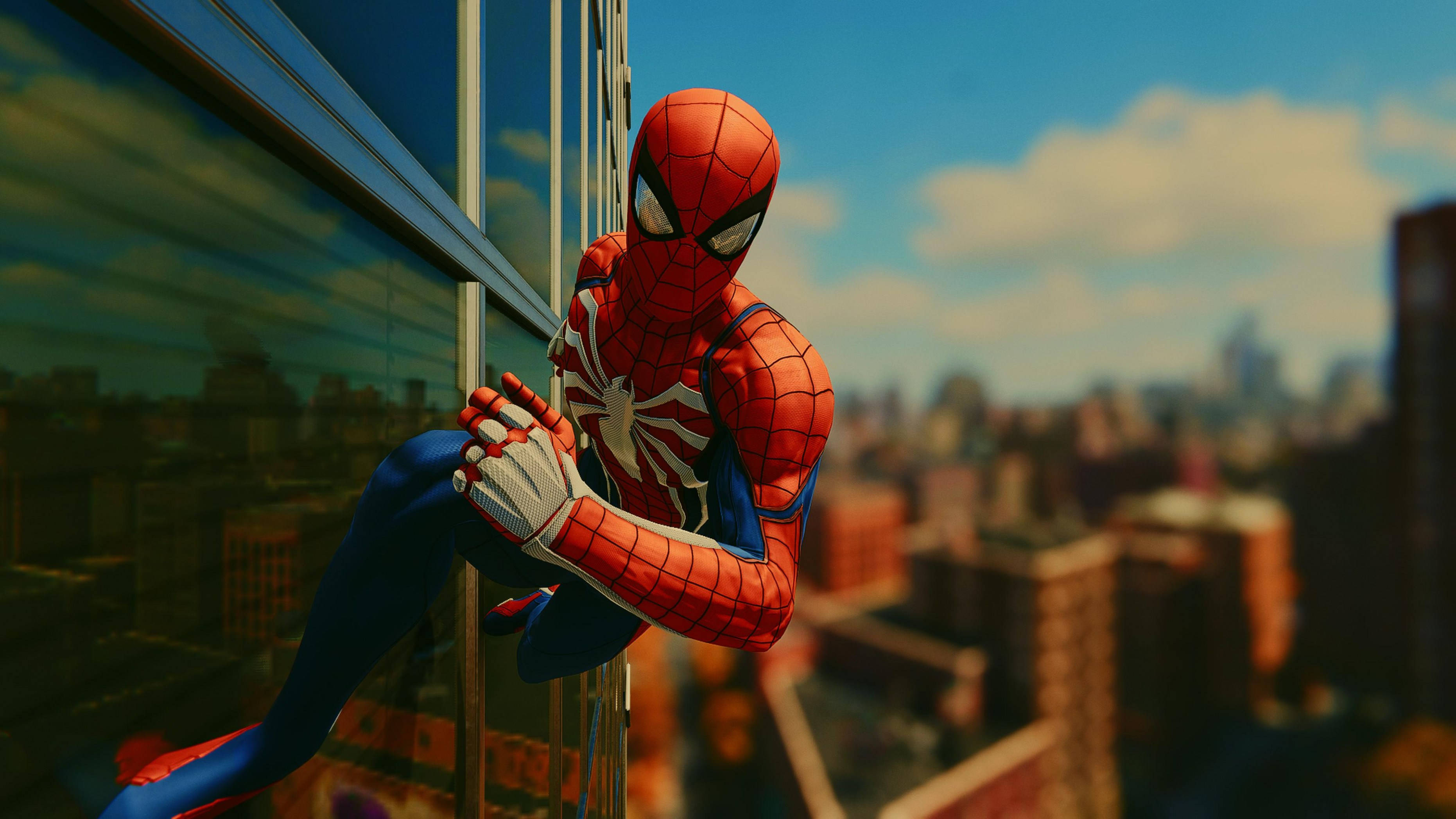 12k Spiderman Running Background