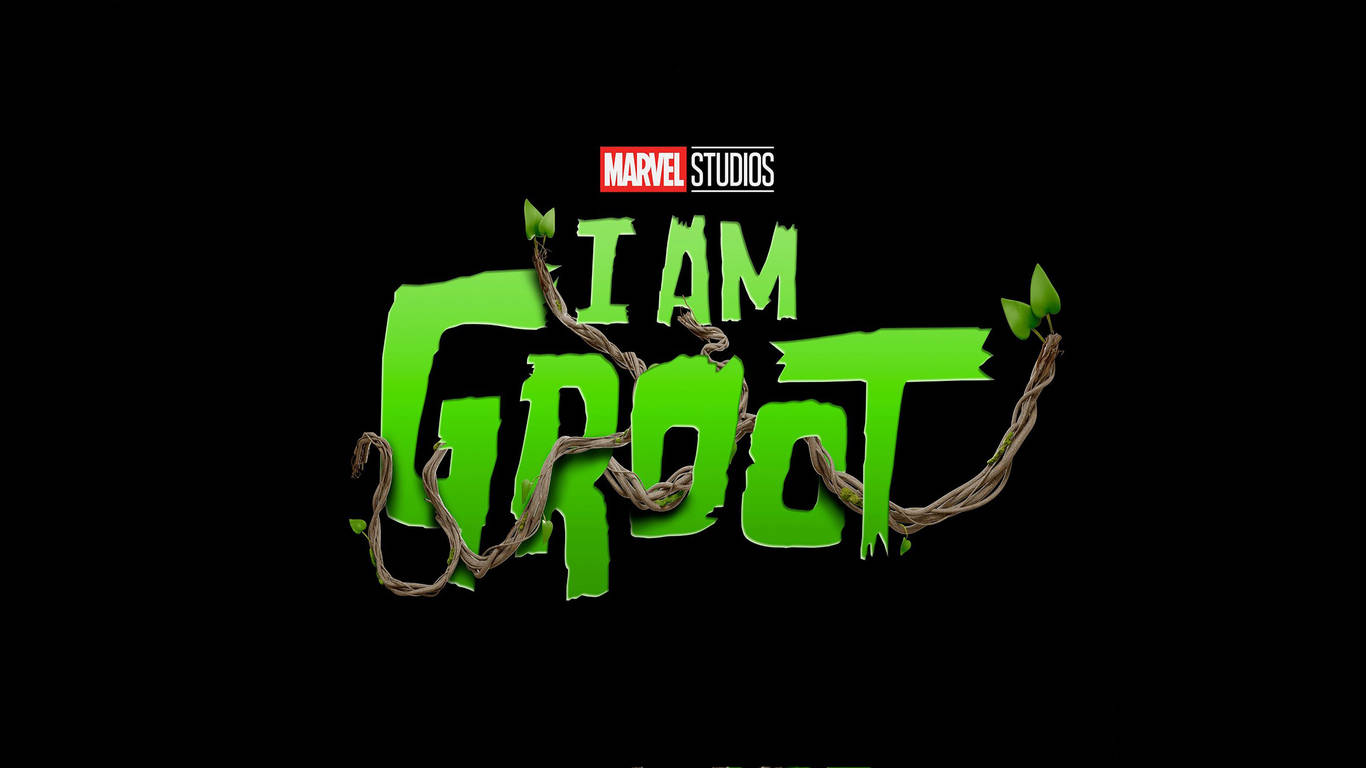 1366 X 768 Marvel I Am Groot Background