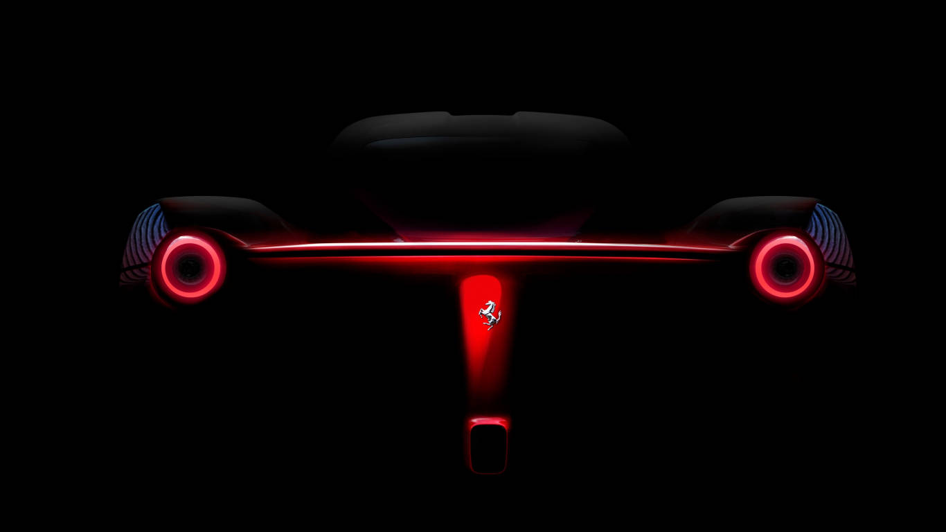 1366x768 Ferrari Hd Enzo Tail Lights Background