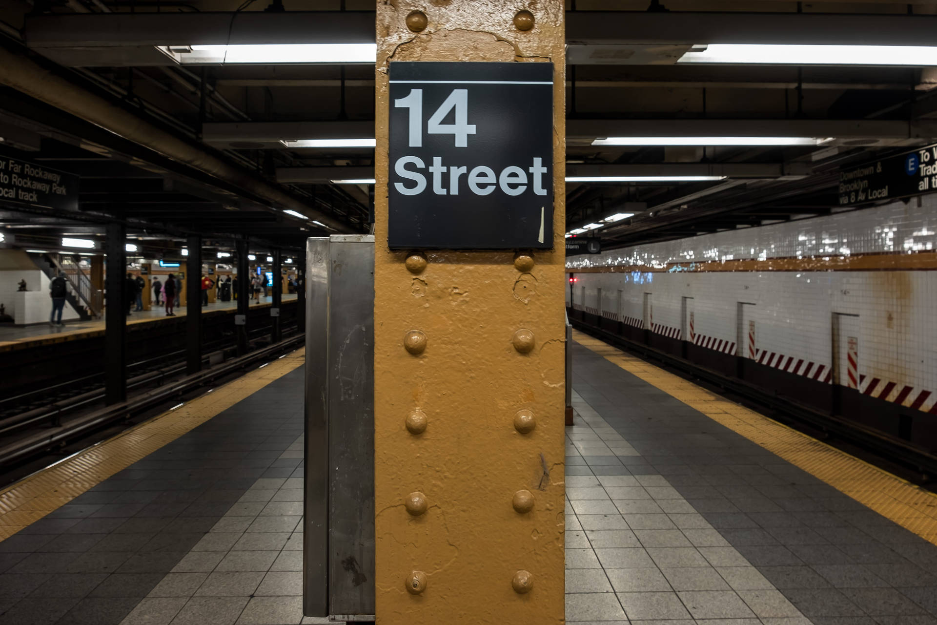 14 Street Subway Station Background