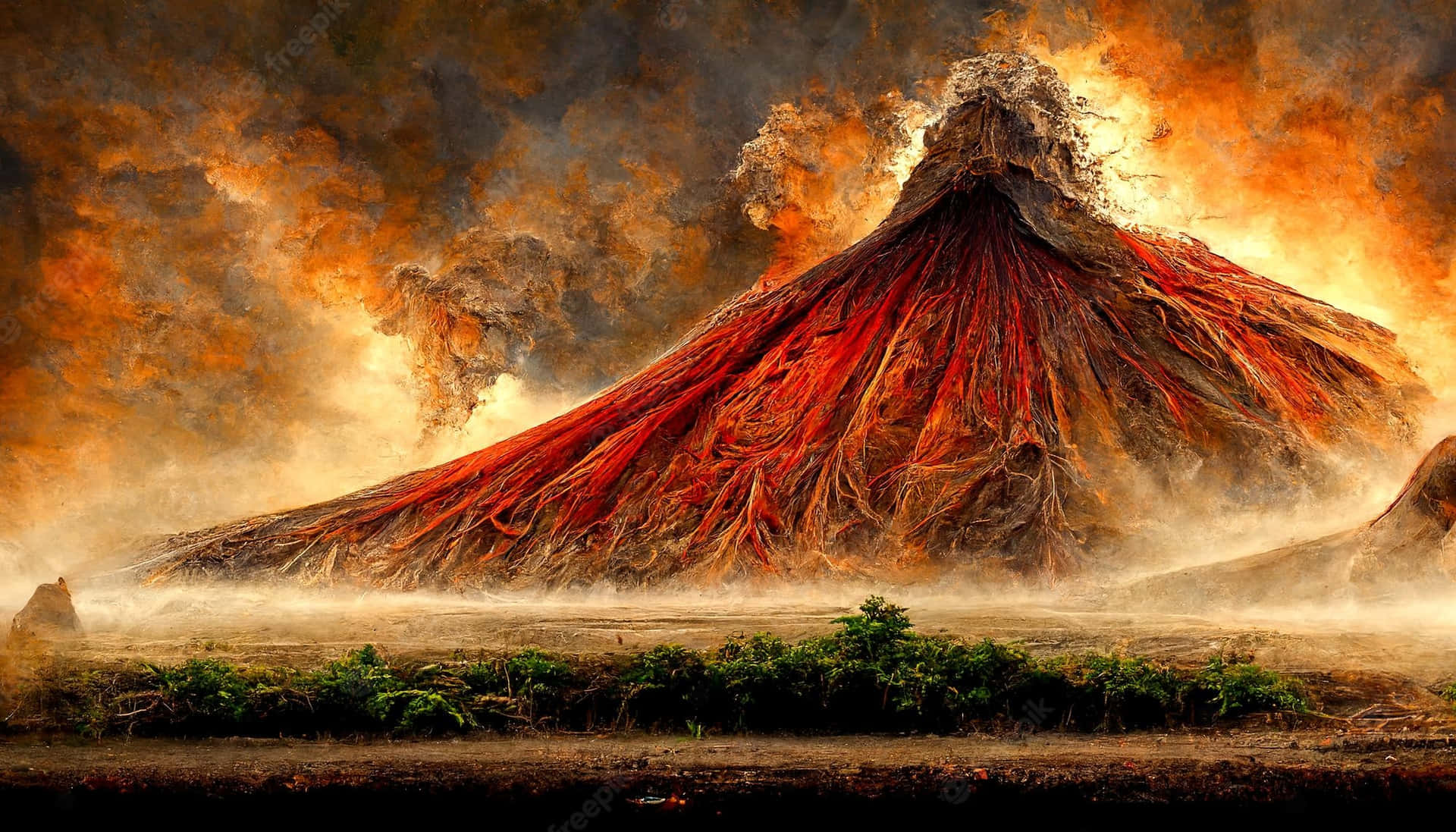1815 Eruption Mount Tambora Volcano Disaster