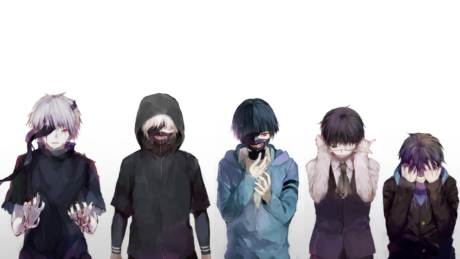 1920 X 1080 Anime Ken Kaneki Background