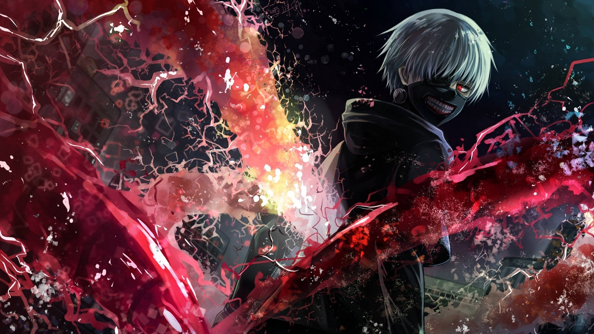 1920 X 1080 Anime Ken Kaneki With Kagune