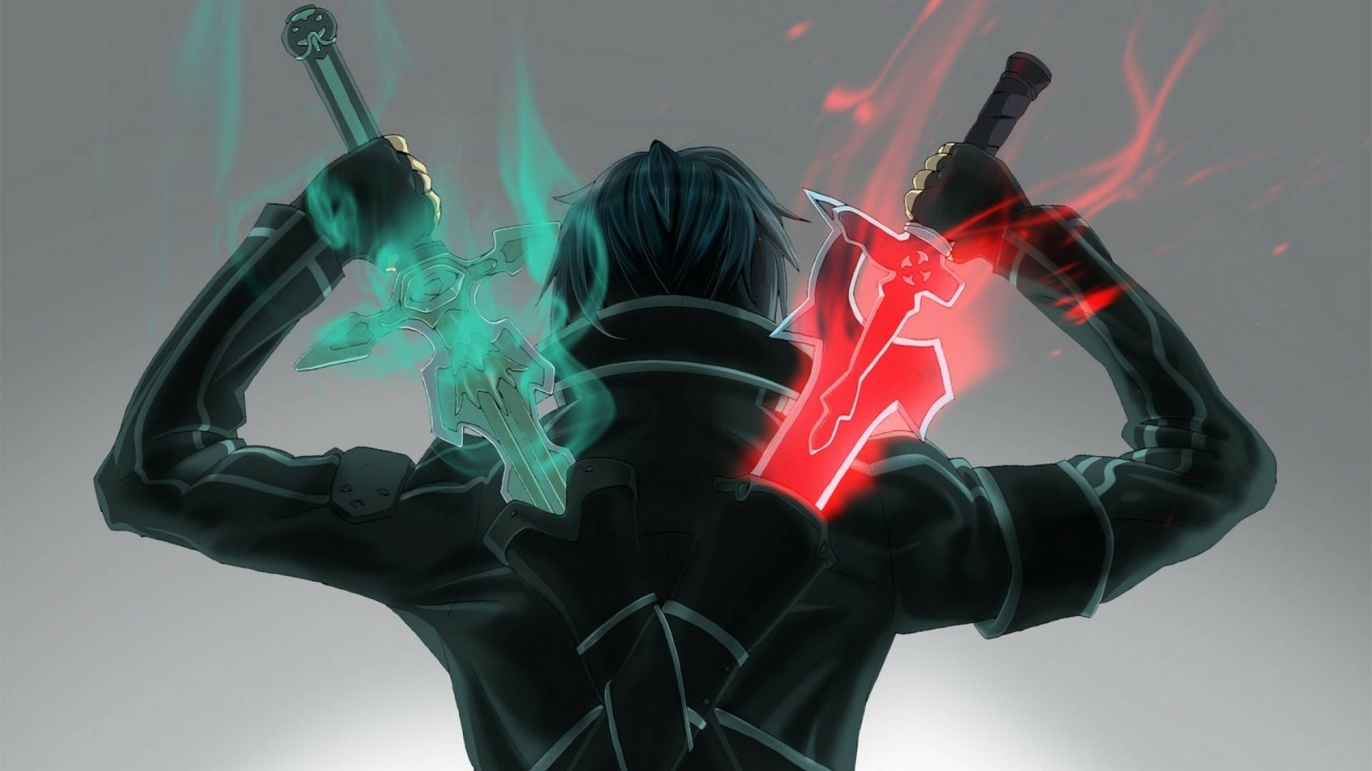 1920 X 1080 Anime Kirito Swords