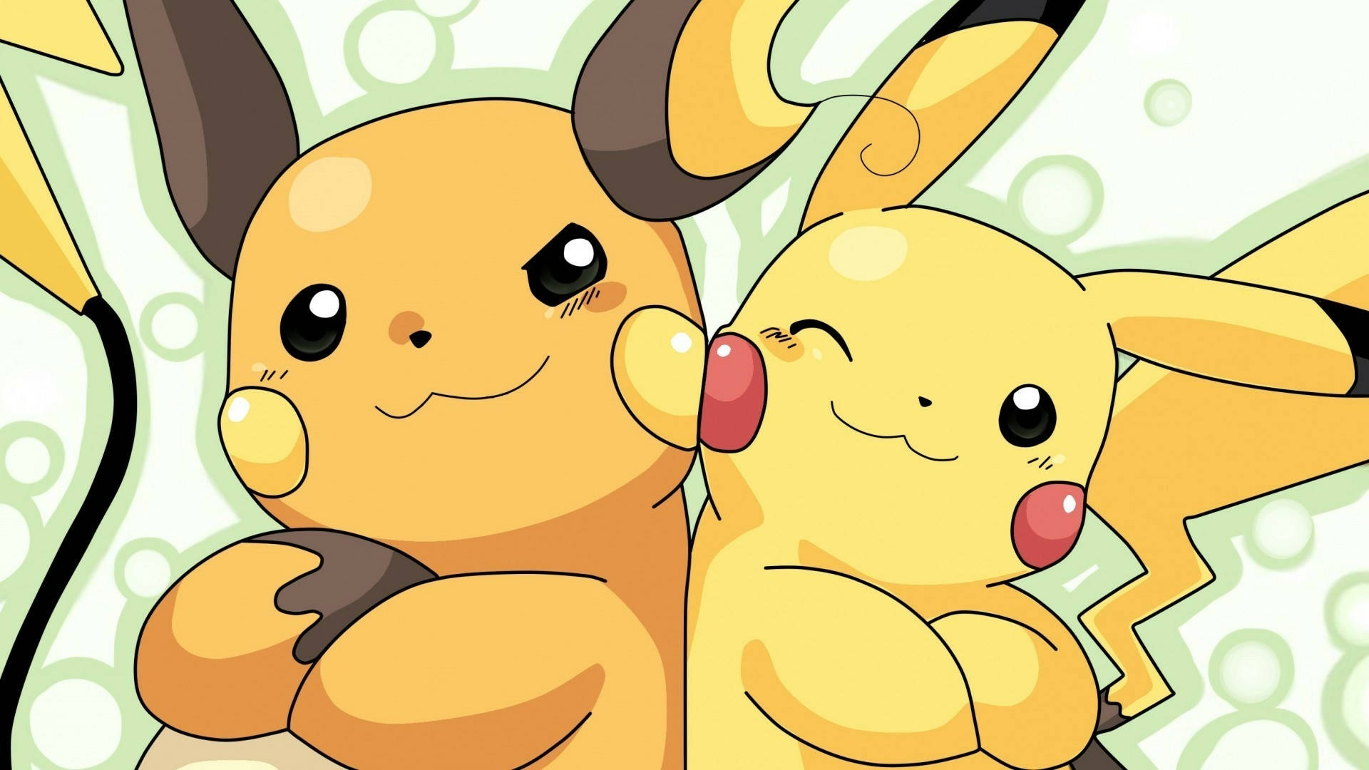 1920 X 1080 Anime Pikachu Raichu Background