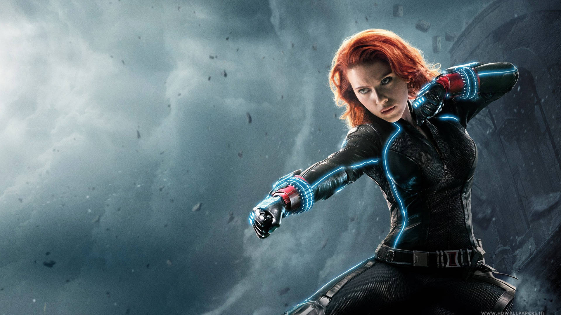 1920 X 1080 Avengers Black Widow Background