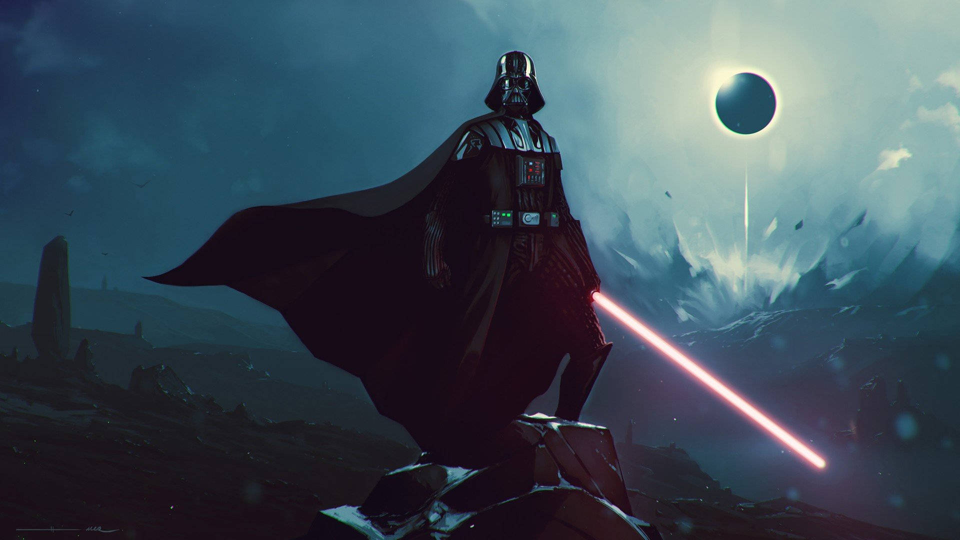 1920 X 1080 Gaming Darth Vader