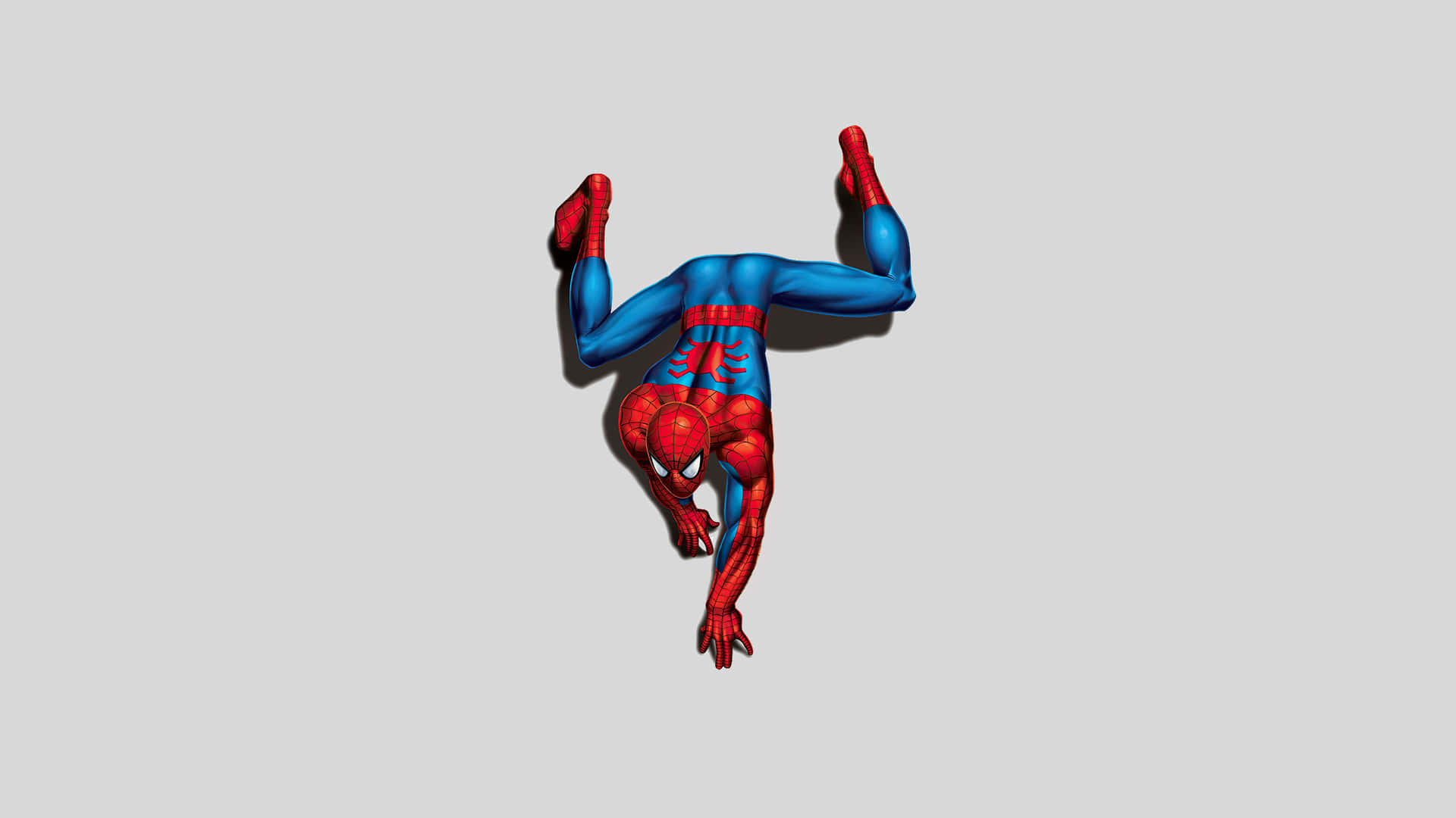1920 X 1080 Minimalist Crawling Spider-man Background