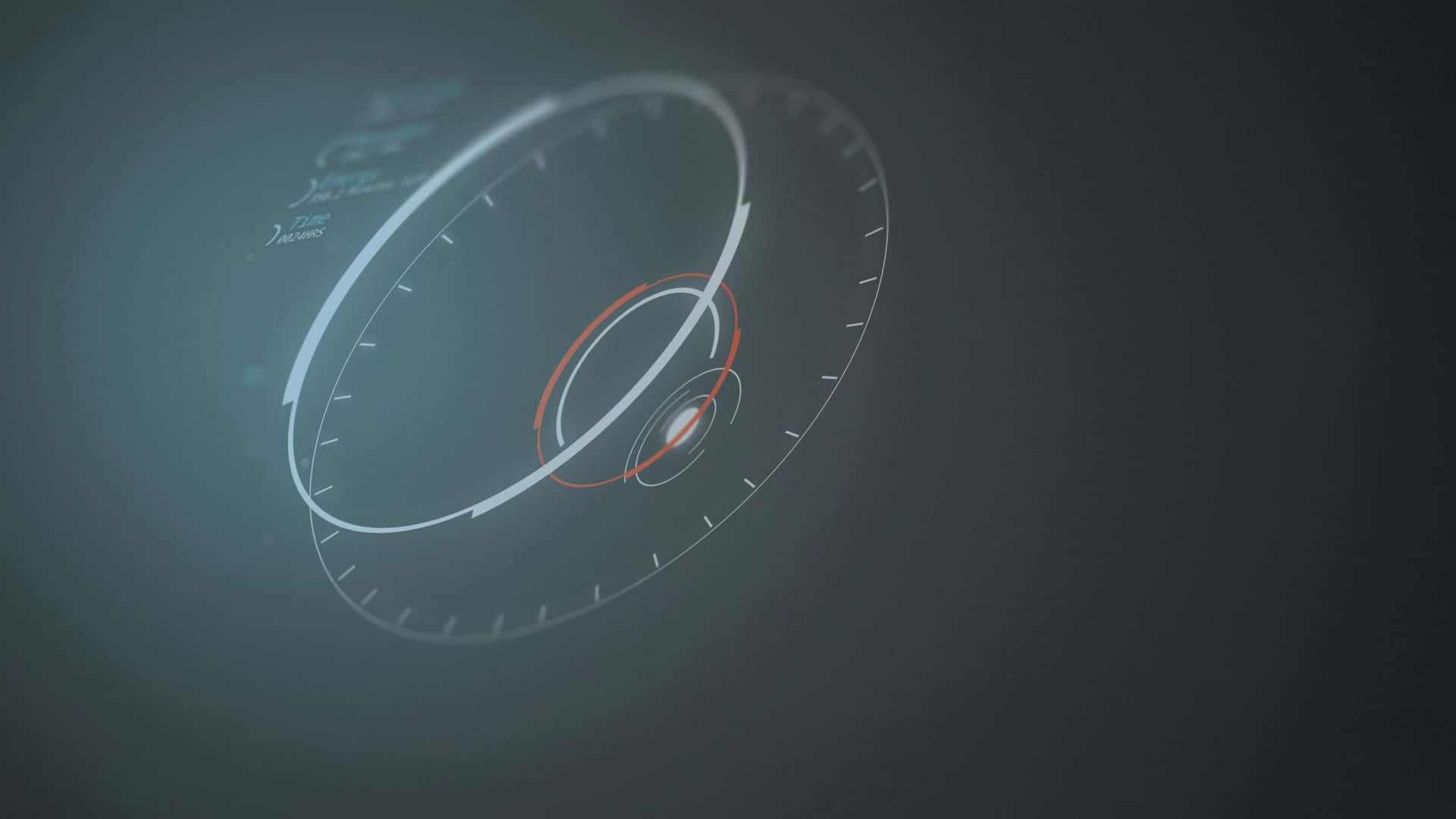 1920 X 1080 Minimalist Futuristic Gauge