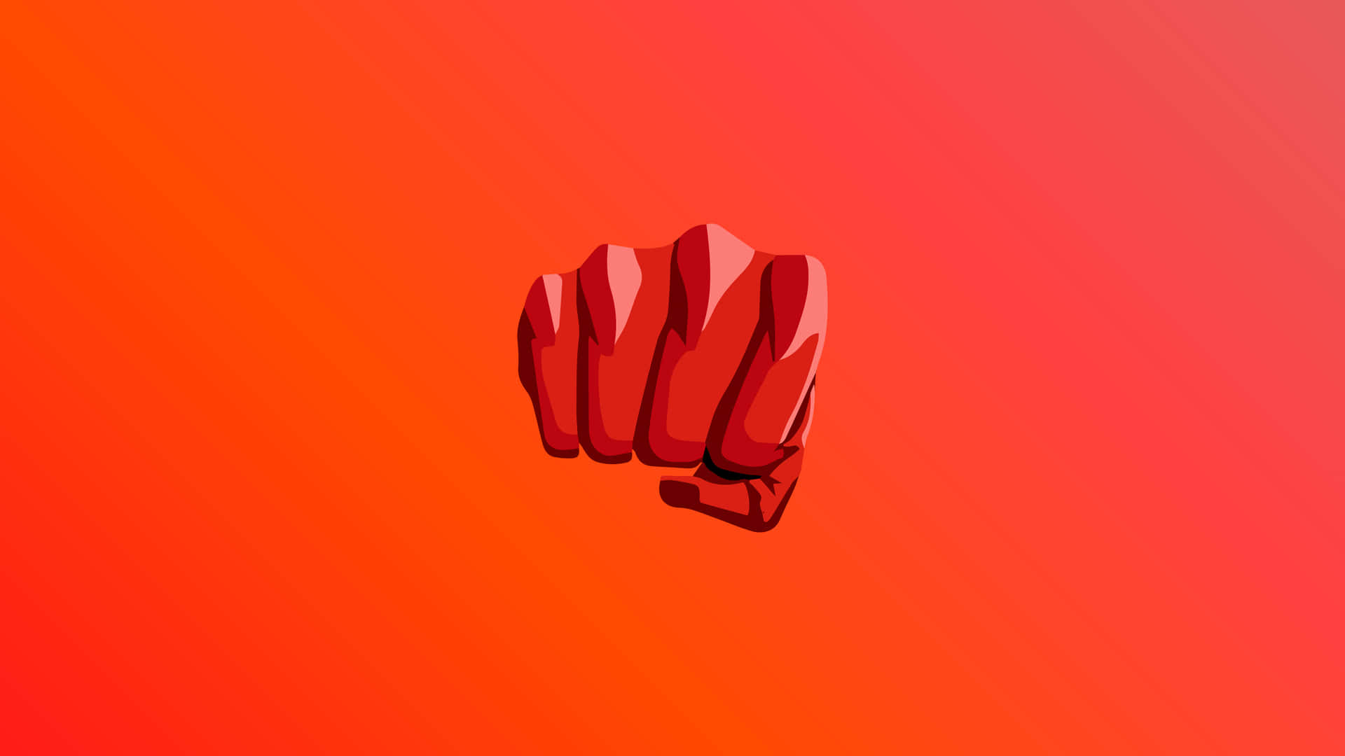 1920 X 1080 Minimalist One Punch Man Background