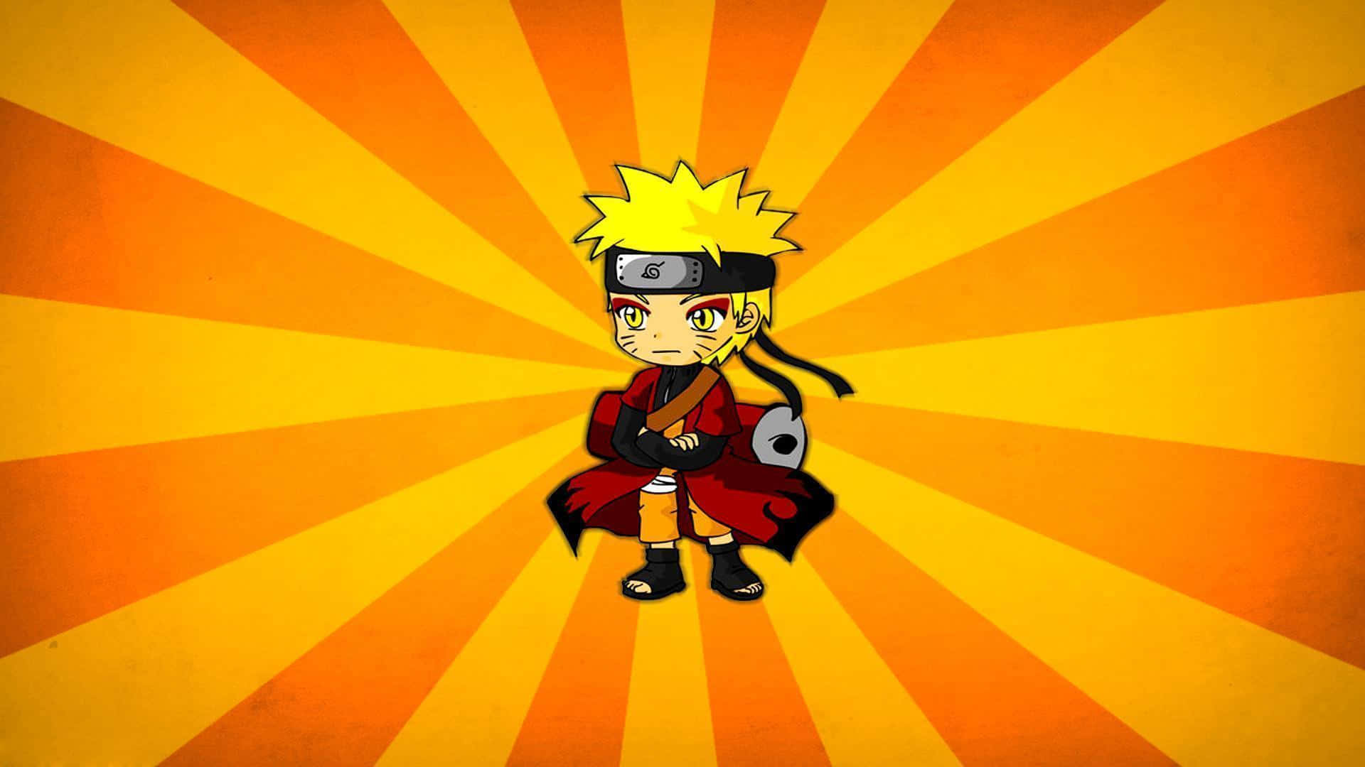 1920 X 1080 Naruto Chibi Drawing Background