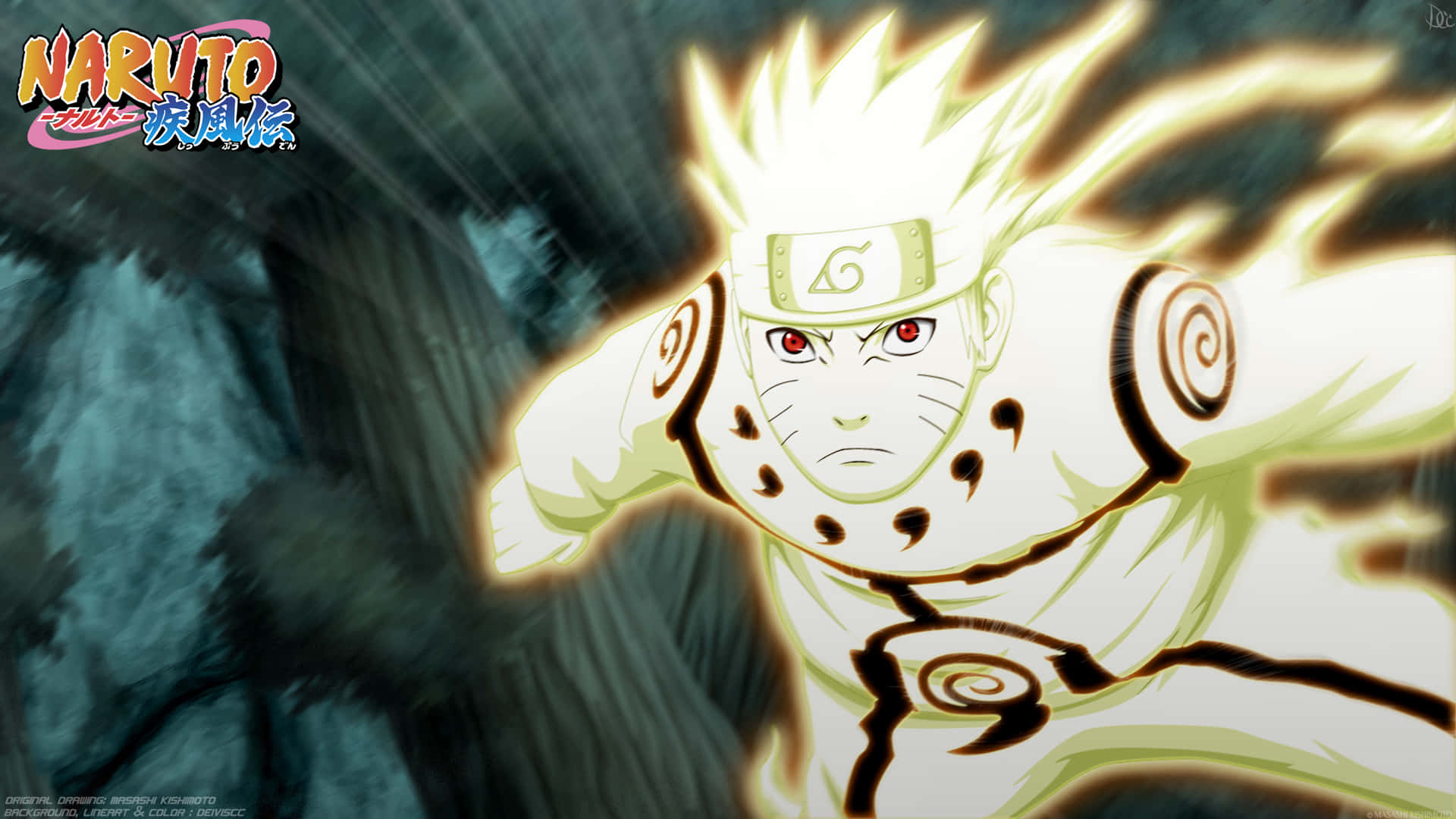 1920 X 1080 Naruto Fighting In Sage Mode