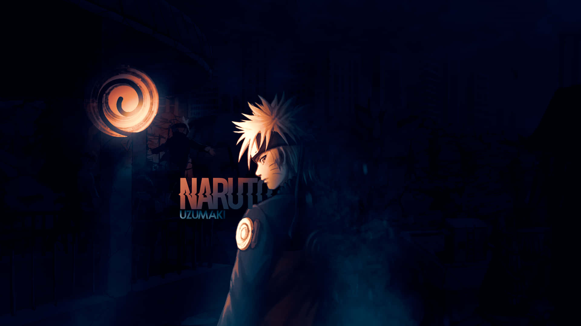 1920 X 1080 Naruto Looking Back Background