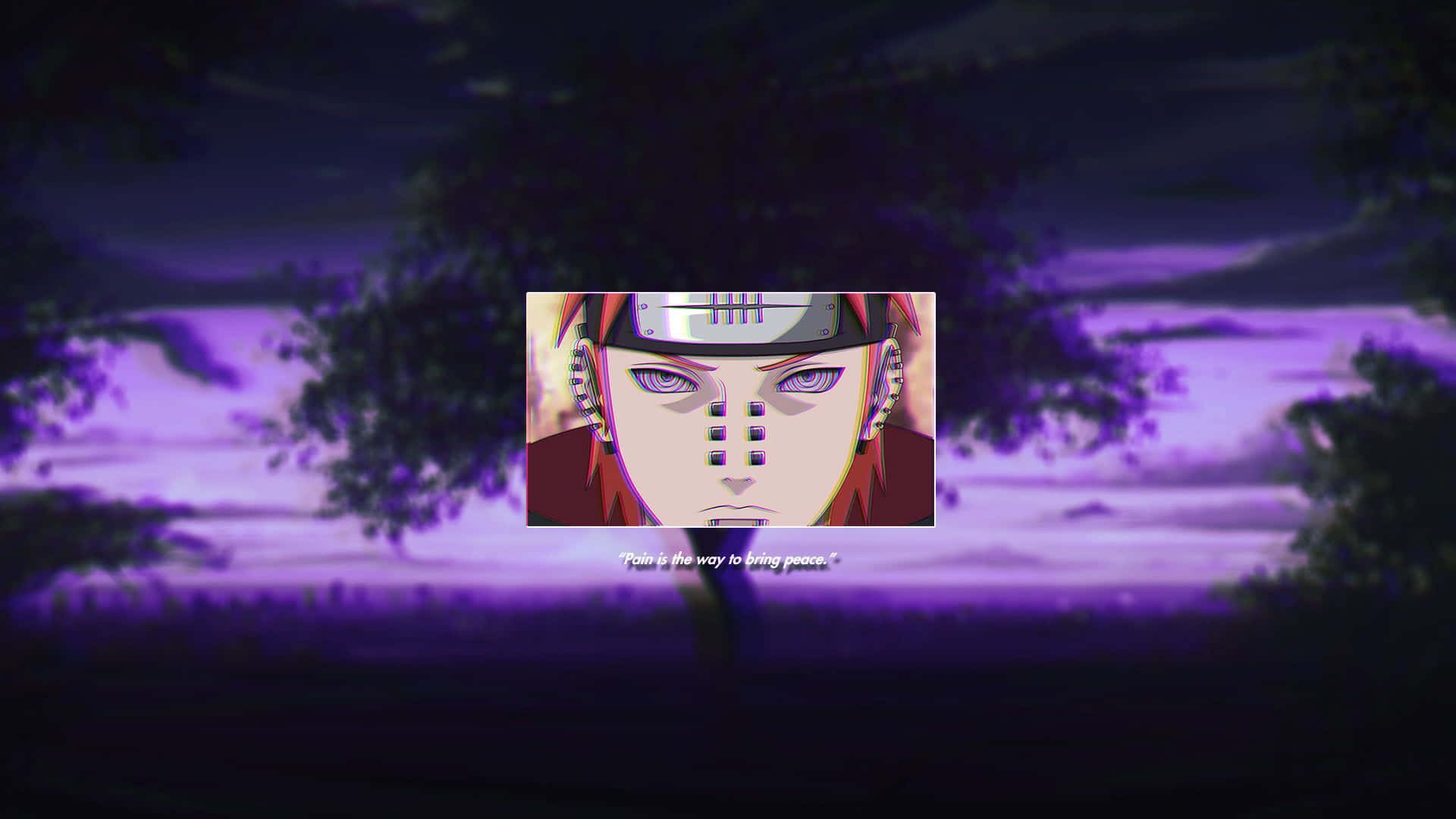 1920 X 1080 Naruto Pain Purple Edit Background