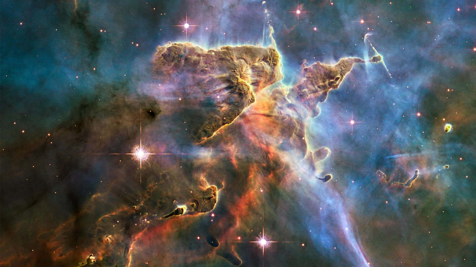 1920 X 1080 Nebula Hubble Carina Background