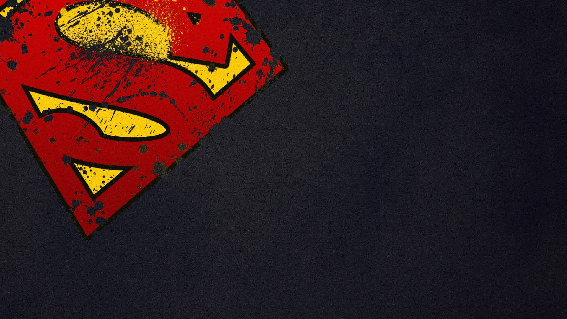 1920x1080 4k Superman Logo Graffiti Background