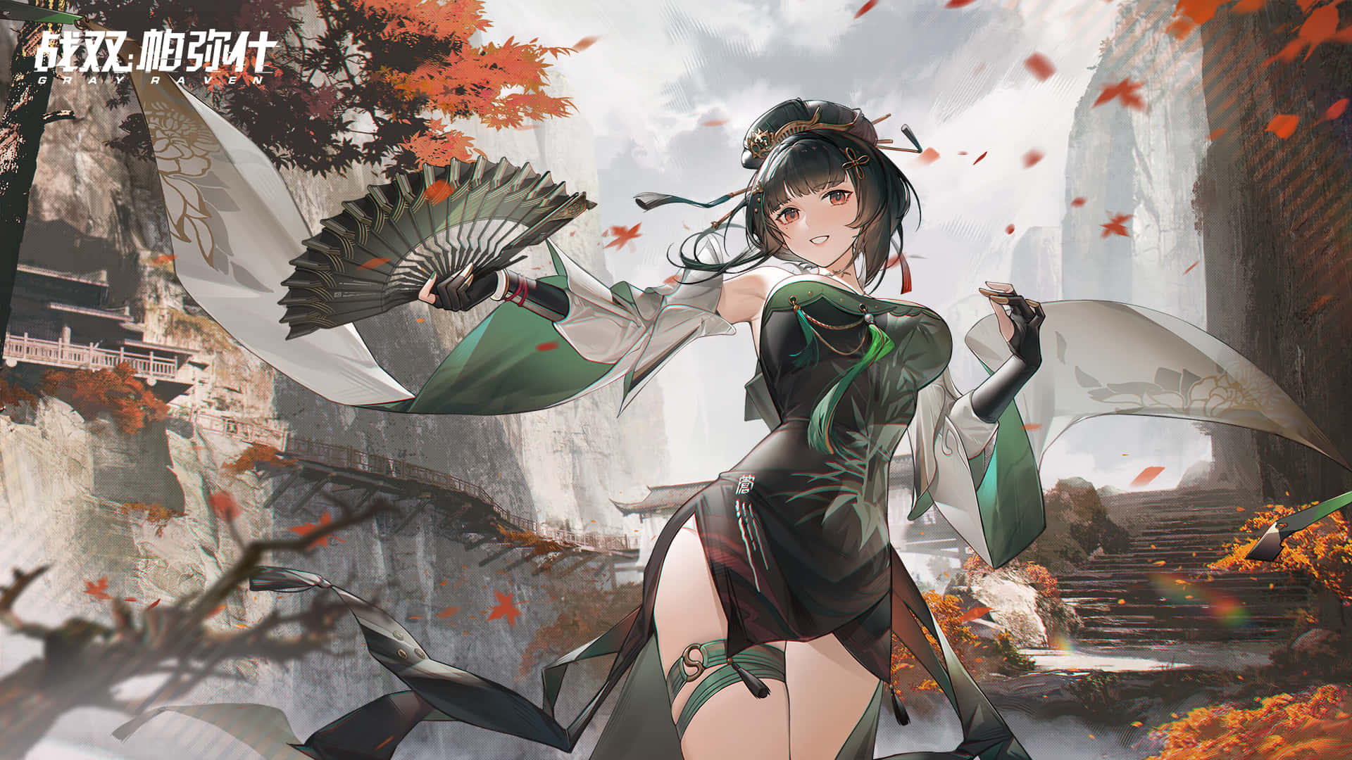 1920x1080 Anime Han Ying Punishing: Gray Raven Background