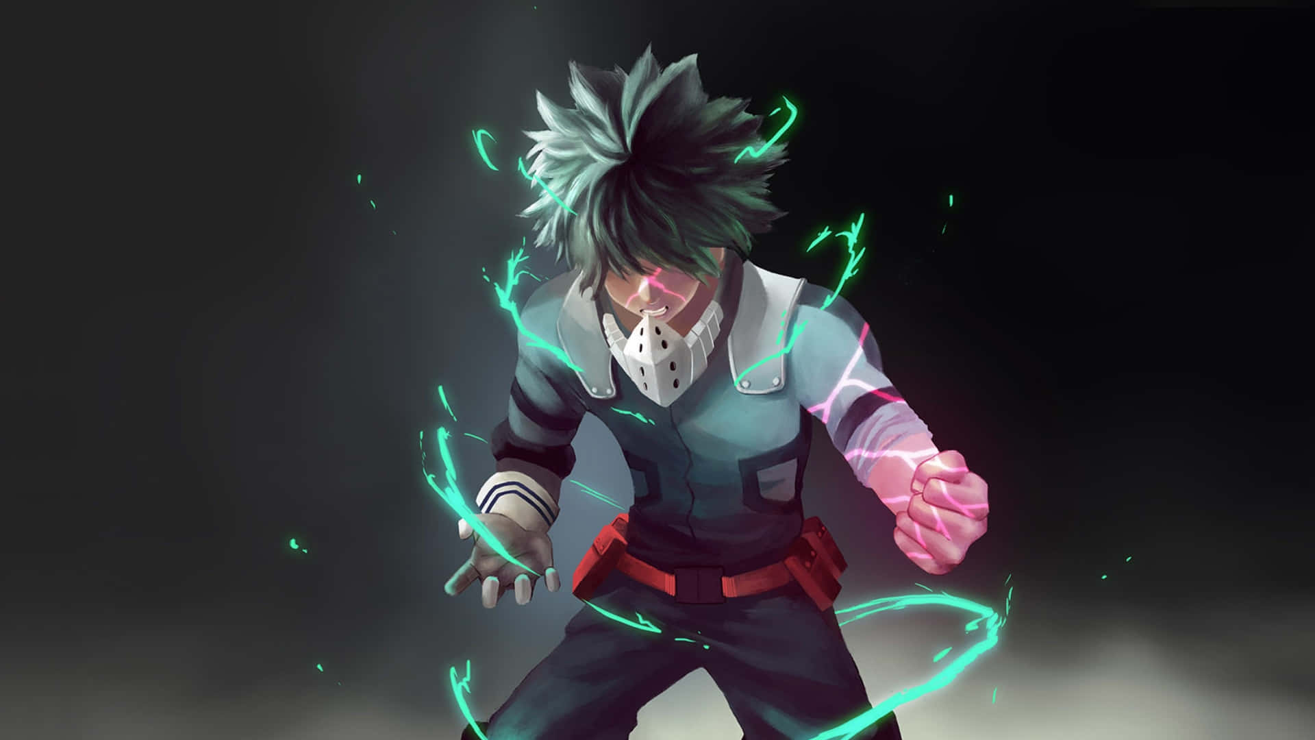 1920x1080 Anime My Hero Academia Black Grey Background